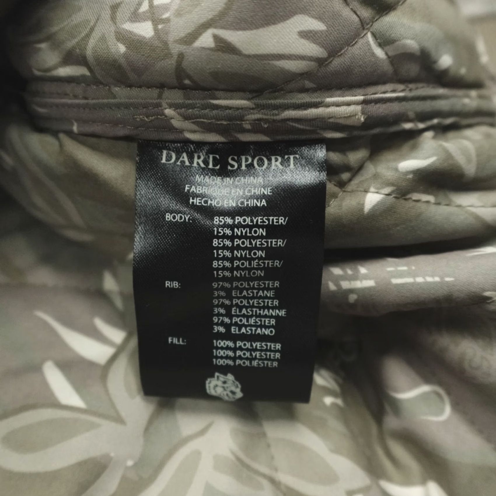 Darc Sport Darc Sport Surrounded By Family Boxy Men’s XL Darco Quilted Zip Jacket Oak Norse Camo Size US XL / EU 56 / 4 - 7 Thumbnail