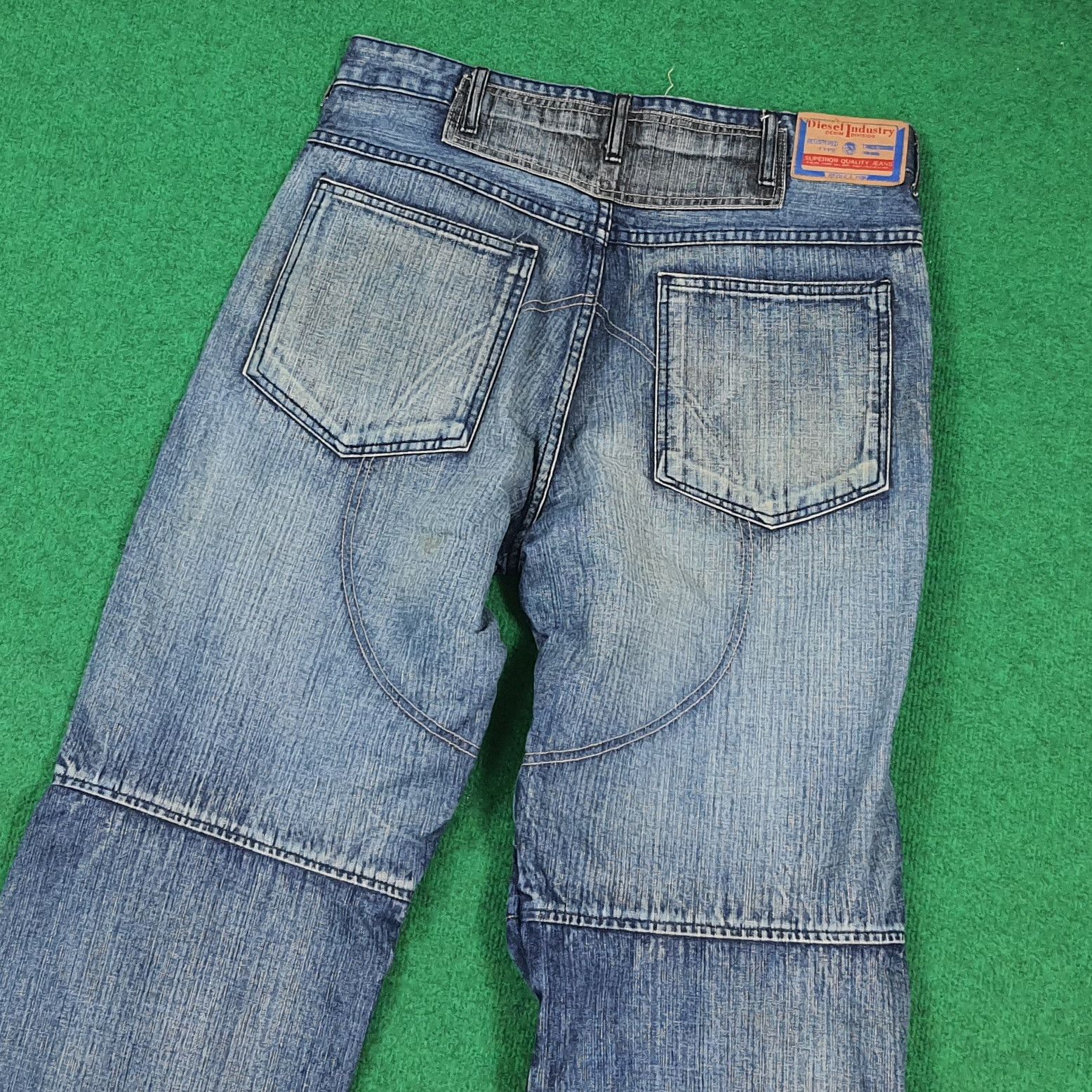 Diesel Vintage Diesel Industry Rabox Panelled Jeans GRUNGE C297N21 Size US 34 / EU 50 - 4 Thumbnail