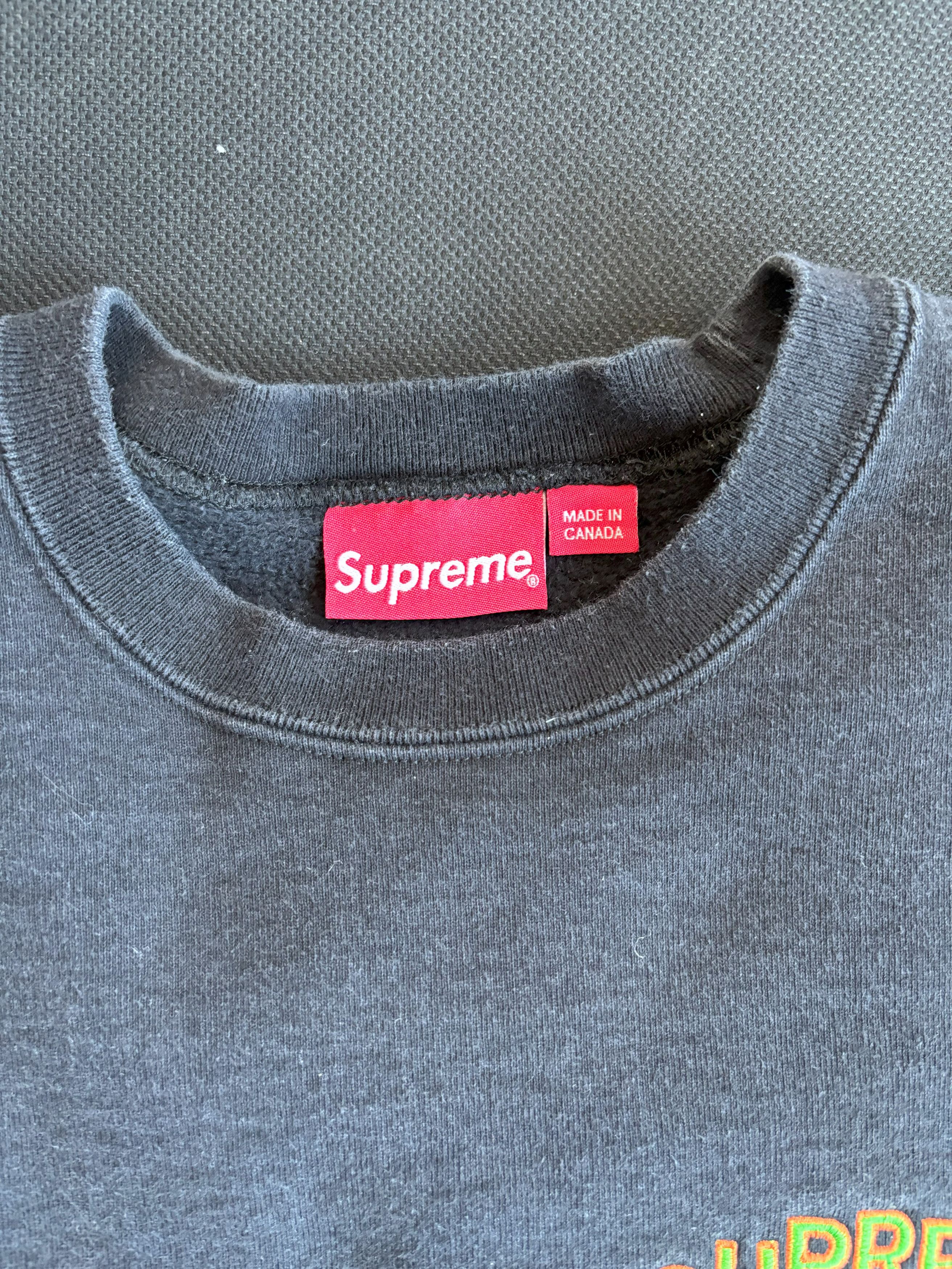 トップス Supreme Crewneck Arc Logo Medium Brand New Supreme® x Nike® Arc Crewneck Sweater - Black - Size