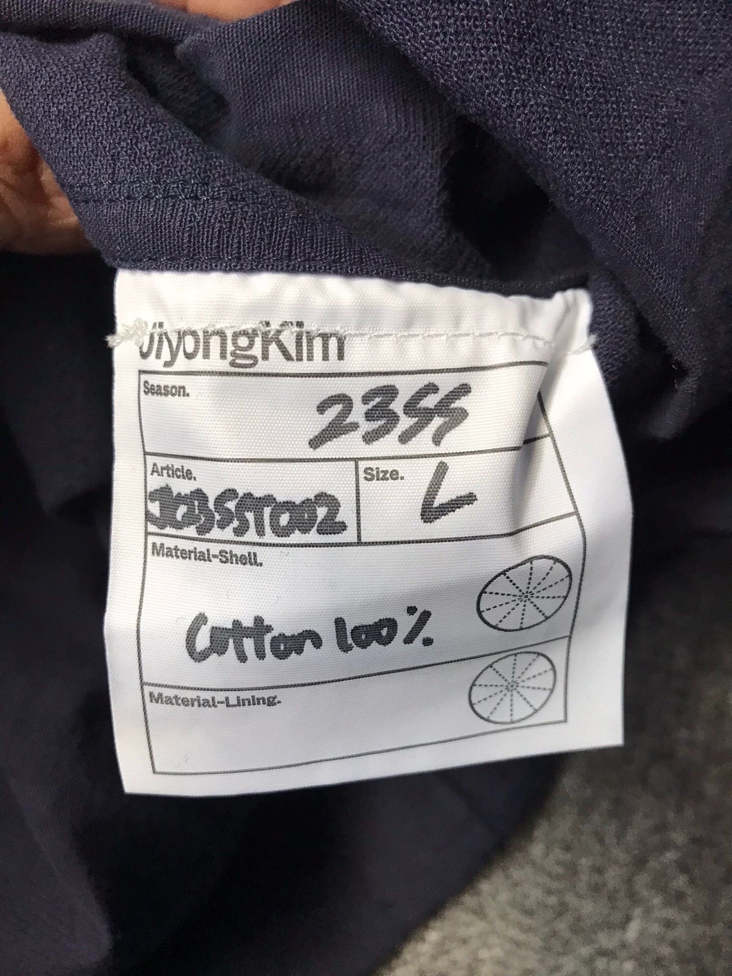 JiyongKim Jiyongkim Classic Sun-Faded Pleated 2 Slant Pockets Jkt L Size US L / EU 52-54 / 3 - 6 Thumbnail