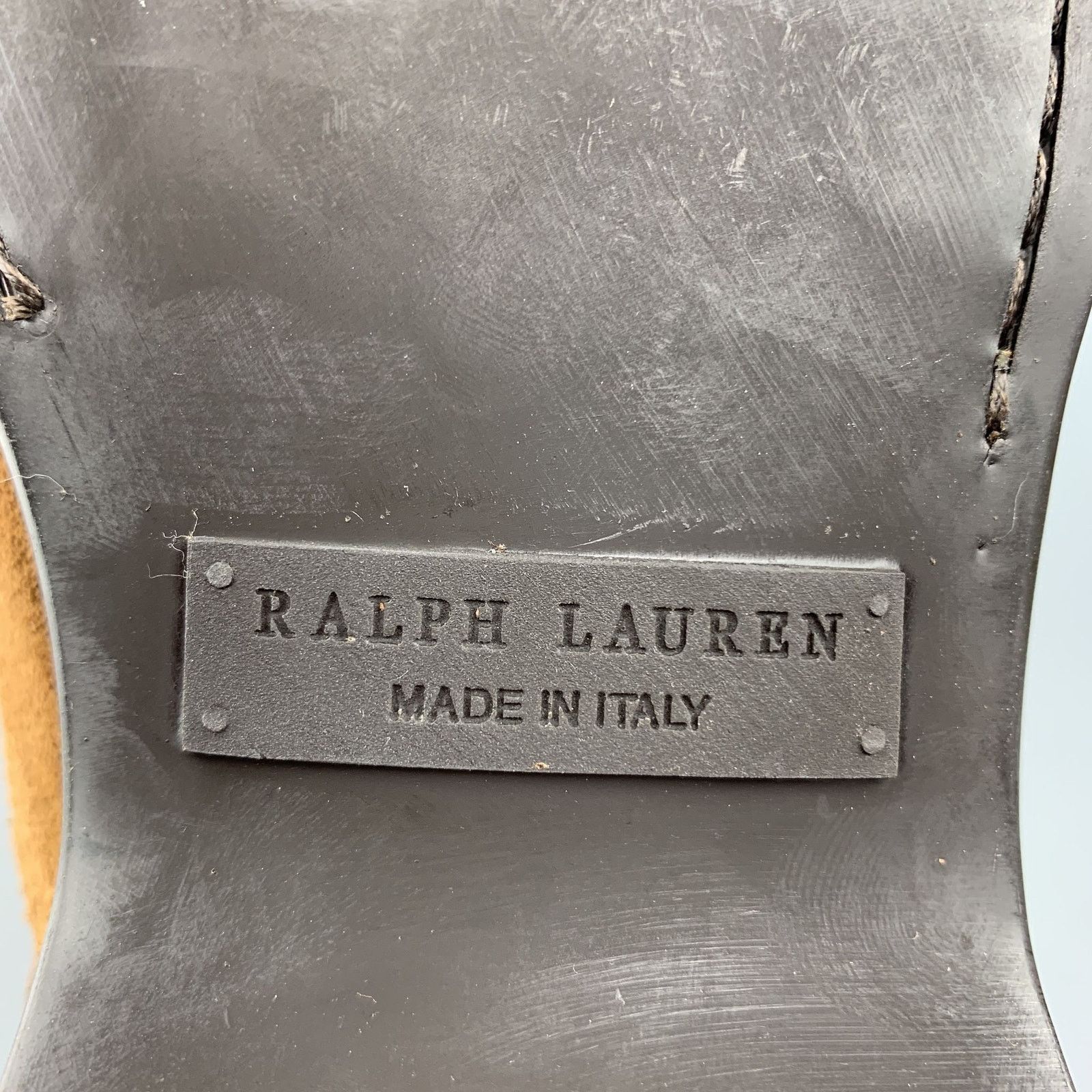 Ralph Lauren RALPH LAUREN Brown Perforated Suede Wingtip Lace Up Shoes Size US 8 / EU 41 - 7 Thumbnail