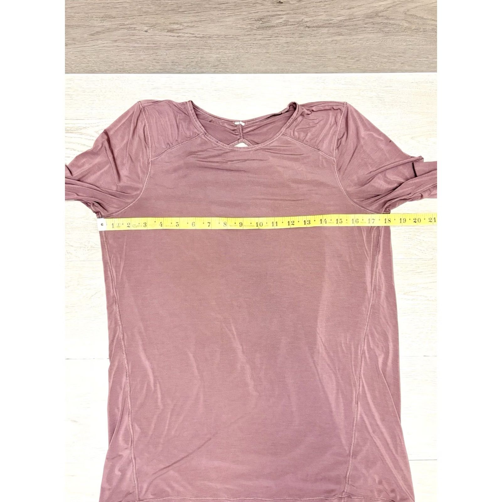 Lululemon Lululemon Deep Stretch Long Sleeve Cinch Top Arctic Plum 6 Women Size M / US 6-8 / IT 42-44 - 6 Thumbnail