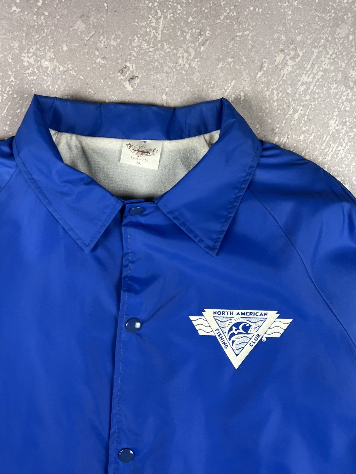 Auburn Sportswear 80s 90s Vintage Auburn Made in USA Fishing Club Coach Jacket Size US XL / EU 56 / 4 - 3 Thumbnail