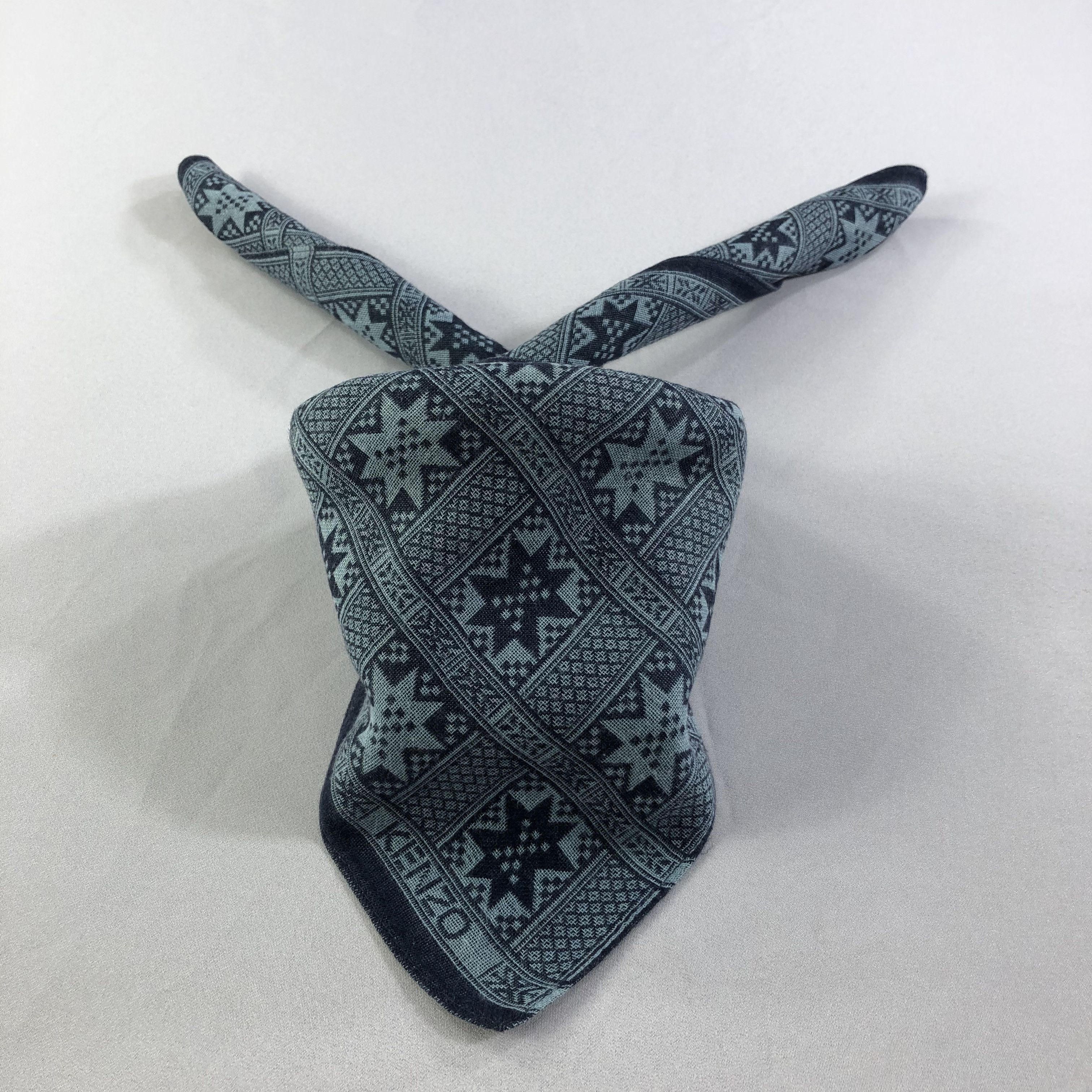 Kenzo × Vintage Kenzo Native Design Handkerchief Neckerchief Bandana H2003 Size ONE SIZE - 2 Thumbnail