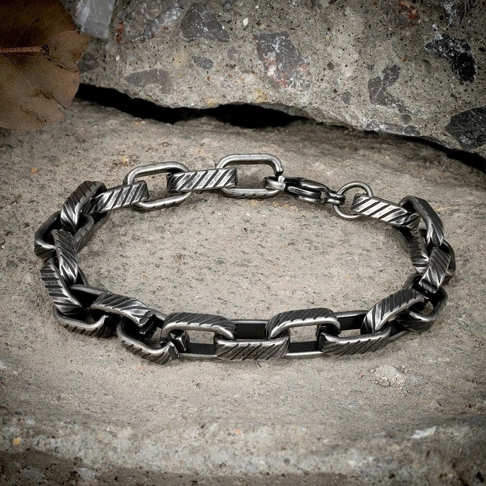 Other Punk Rock Cuban Link Chain Bracelet Bangles Gift For Him Size ONE SIZE - 1 Thumbnail