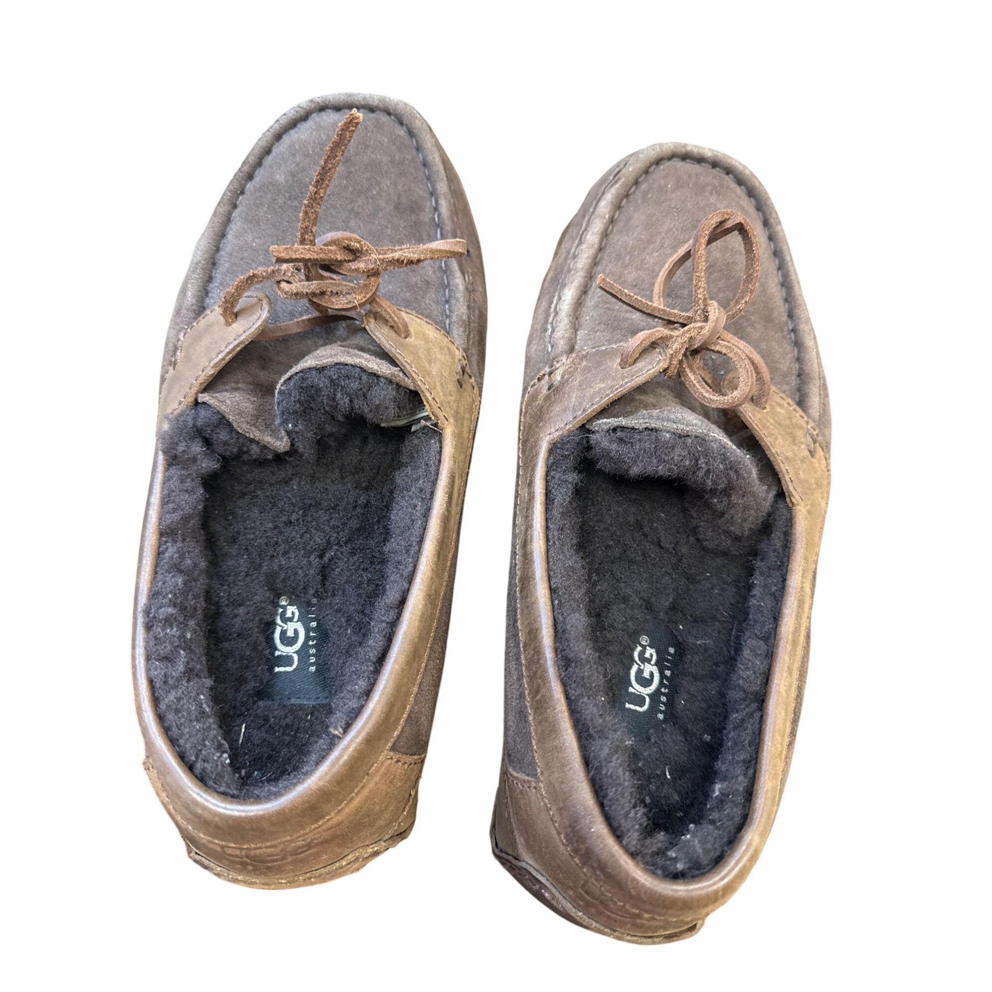 Ugg UGG Mens Brown Suede Moccasins Size 8 SKU 6905 Size US 8 / EU 41 - 7 Thumbnail
