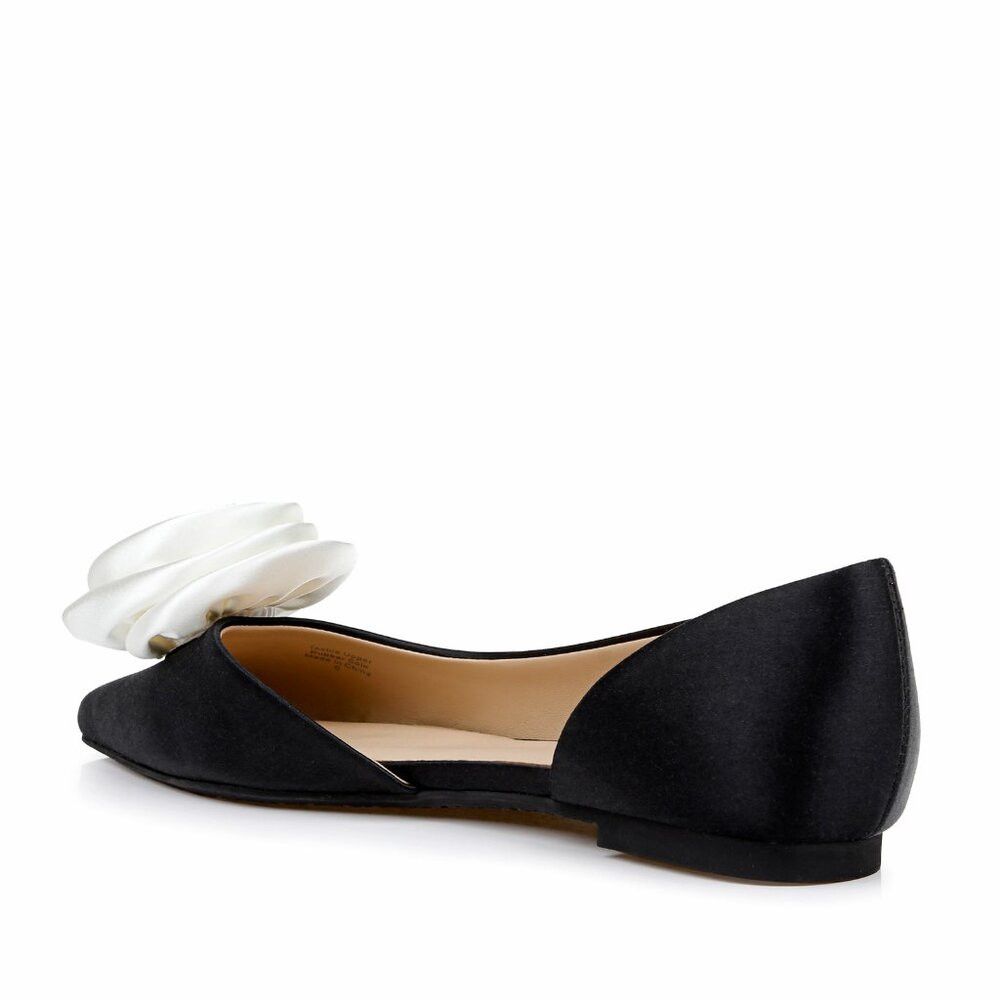 Badgley Mischka New Badgley Mischka Jana d'Orsay Black Flats Size 7 Size US 7 / IT 37 - 2 Thumbnail