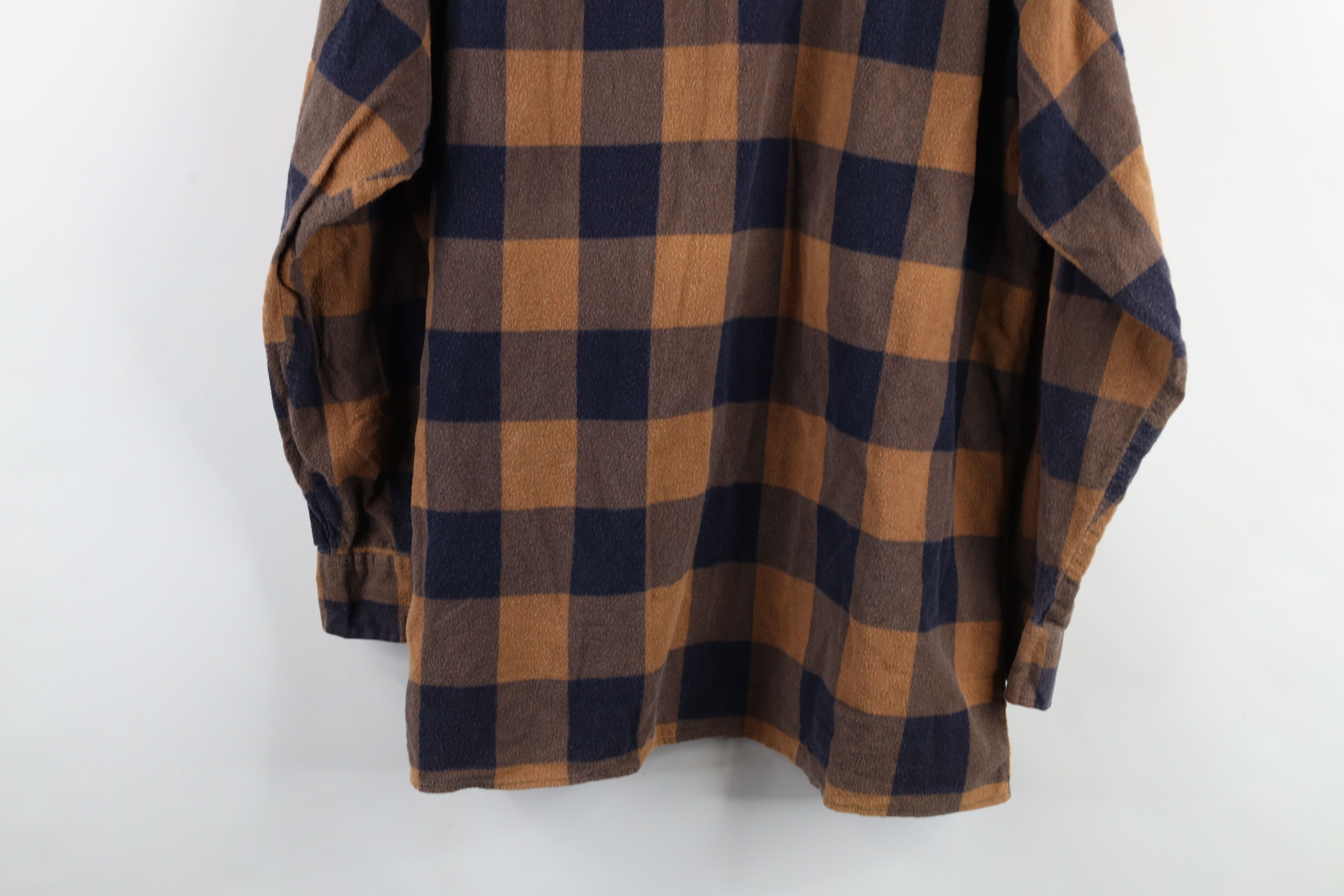 Vintage Vintage 90s Streetwear Flannel Collared Button Shirt Plaid Size US L / EU 52-54 / 3 - 14 Thumbnail