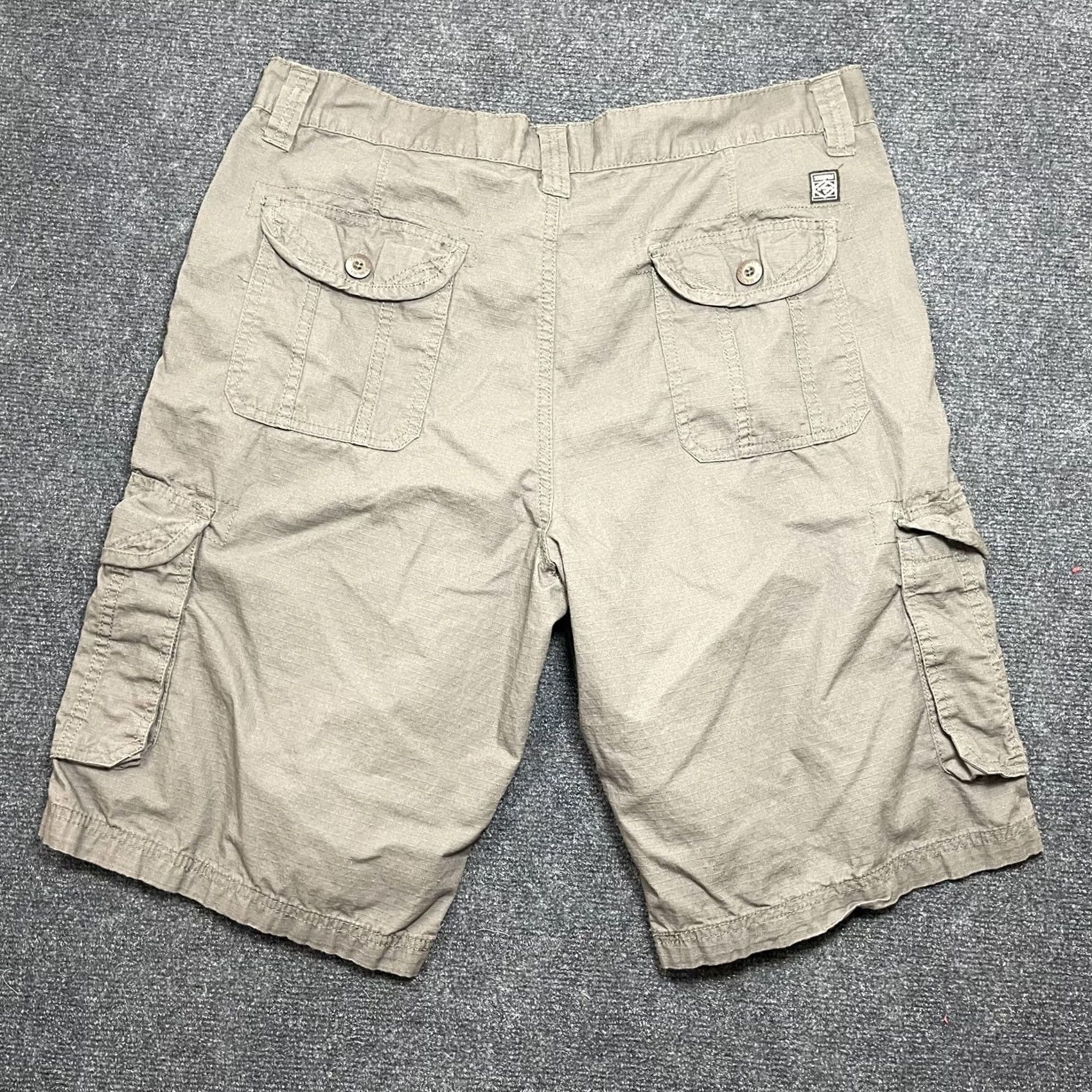 Southpole Southpole Cargo Shorts Mens 36 Gray Cotton Canvas Pockets Summer Size US 36 / EU 52 - 4 Thumbnail