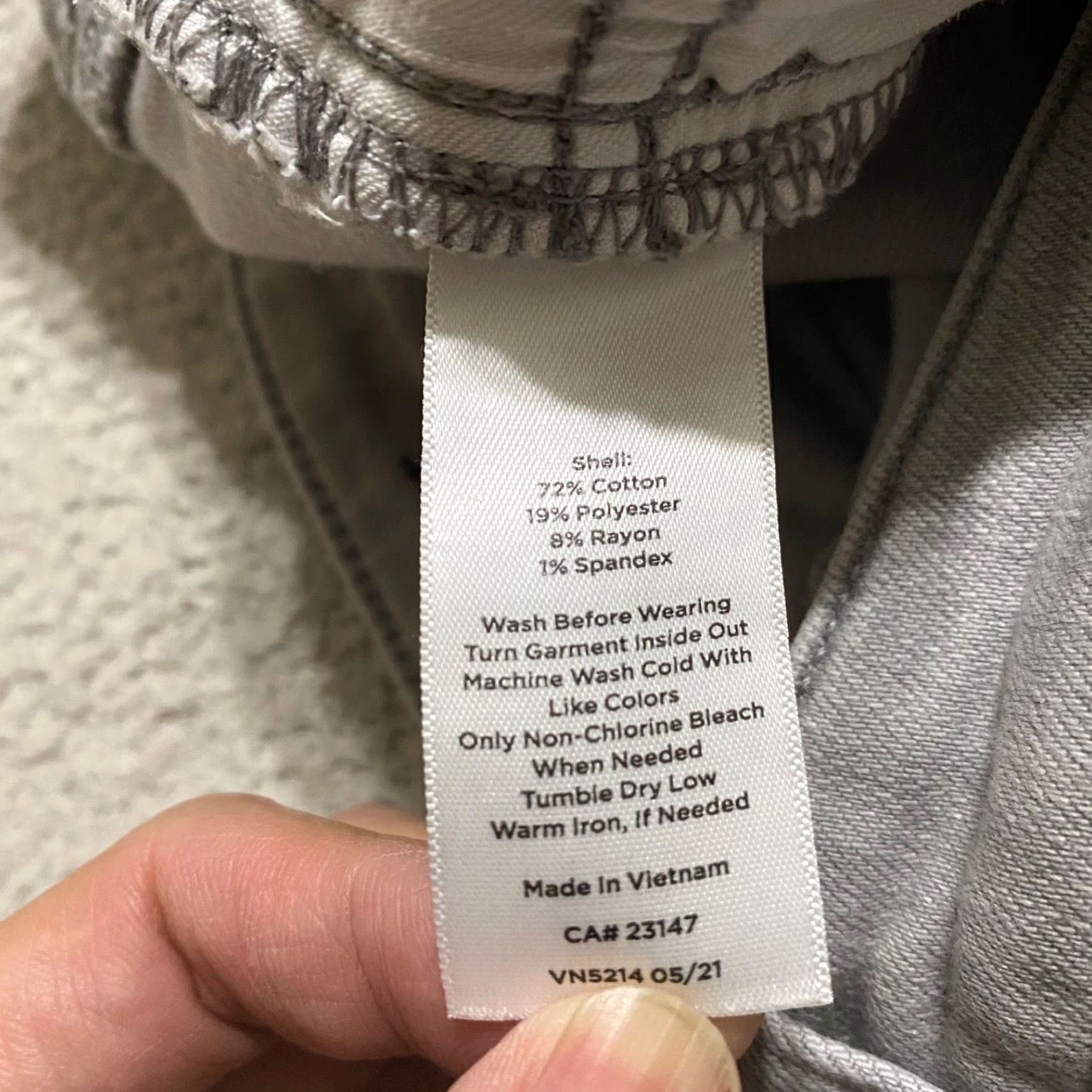 Talbots Talbots Jeans Slim 5-Pocket Design Gray Medium Wash Ankle Mid Rise Womens 4 Casual Denim Vintage: No Size 27" / US 4 / IT 40 - 4 Thumbnail
