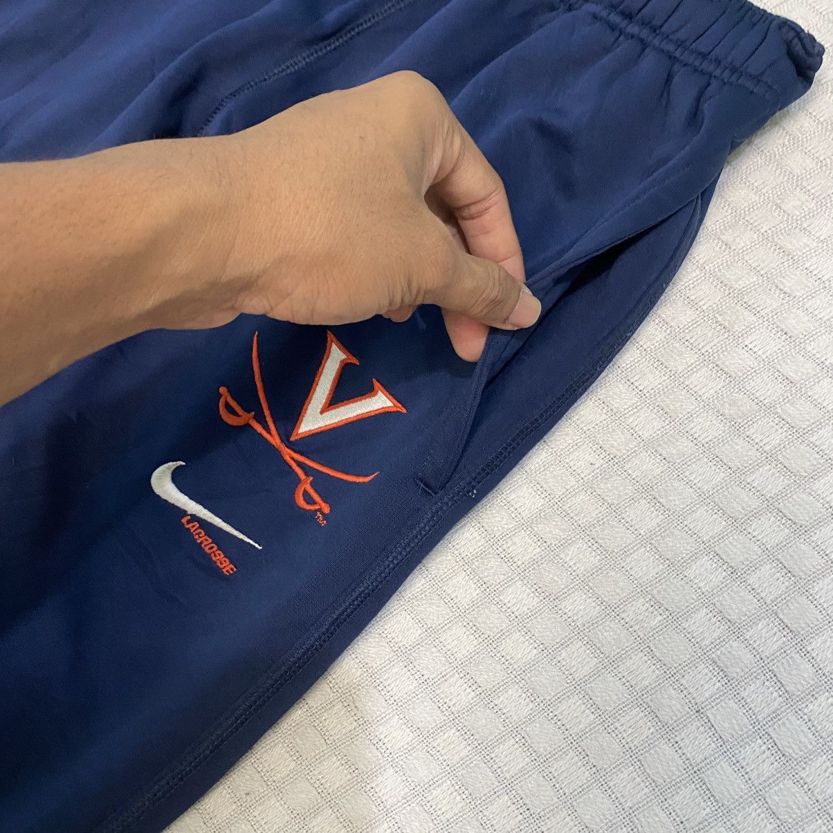 Carhartt Wip × Nike 💥 VINTAGE NIKE SUPER BAGGY 90S WIDE LEG TRACK PANTS Y2K Size US 28 / EU 44 - 6 Thumbnail