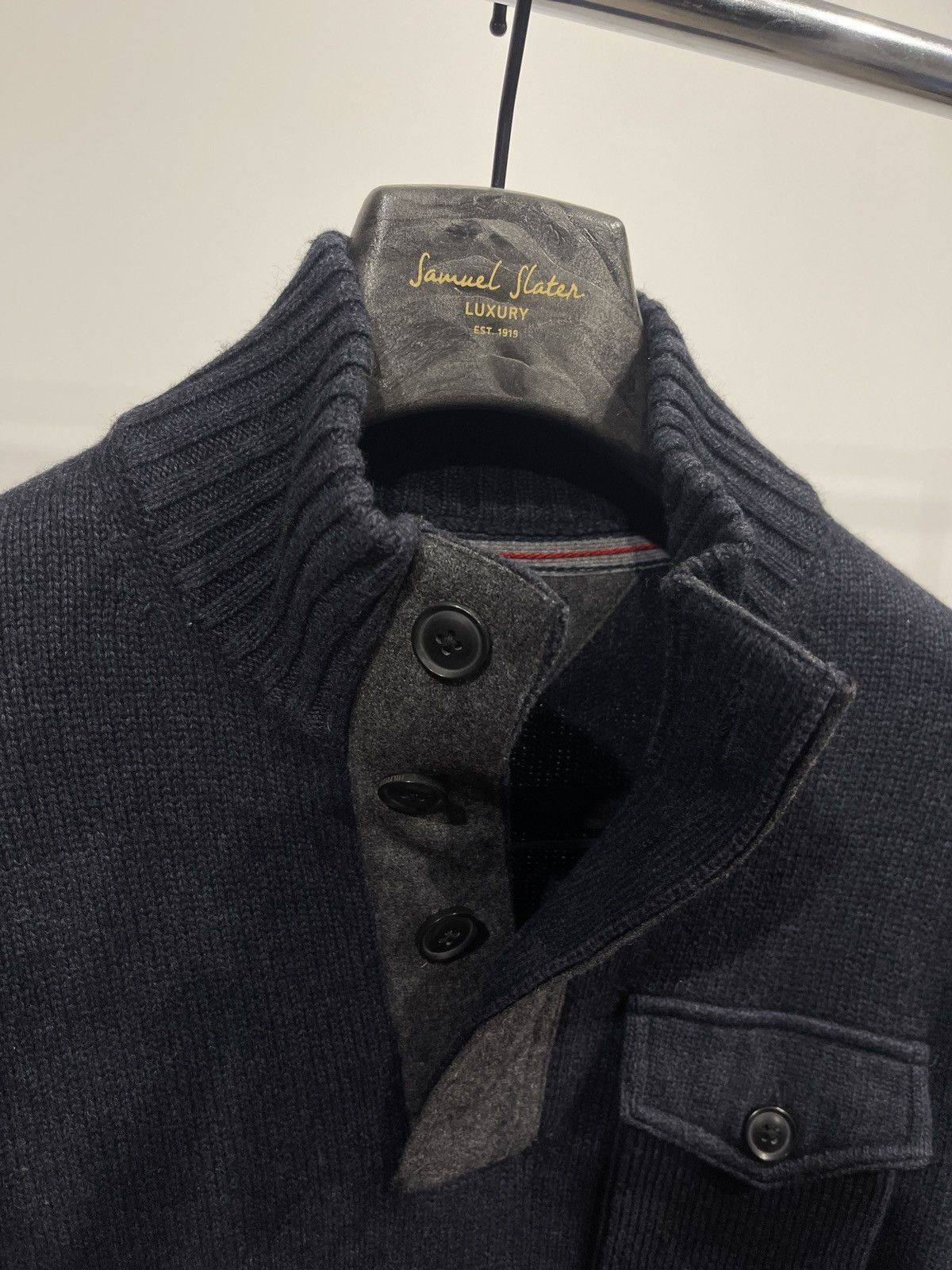 Tommy Hilfiger Vintage tommy hilfiger sweater with buttons dark blue S Size US S / EU 44-46 / 1 - 8 Thumbnail