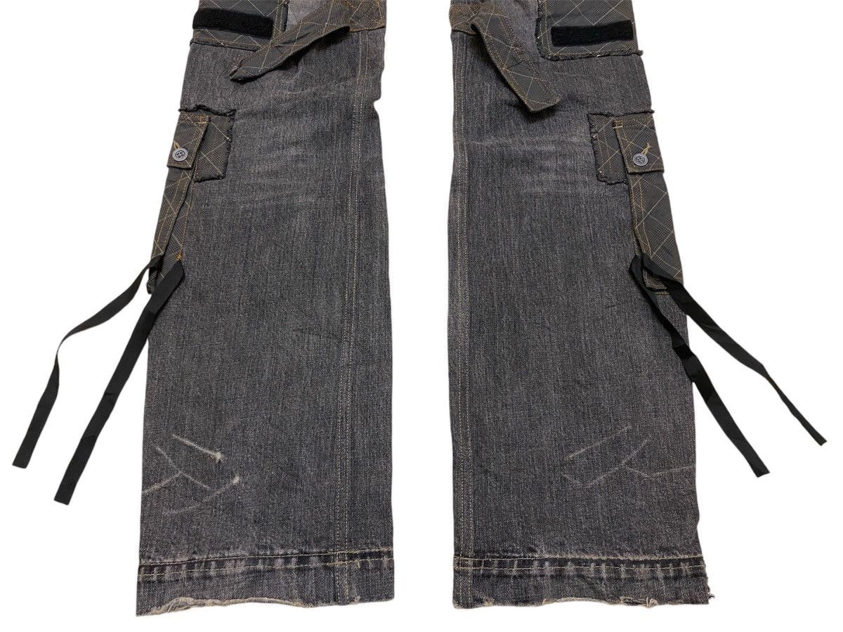 If Six Was Nine × Japanese Brand × Nicole Club Nicole Club Multipocket Cargo Bondage Jeans Size US 32 / EU 48 - 10 Thumbnail