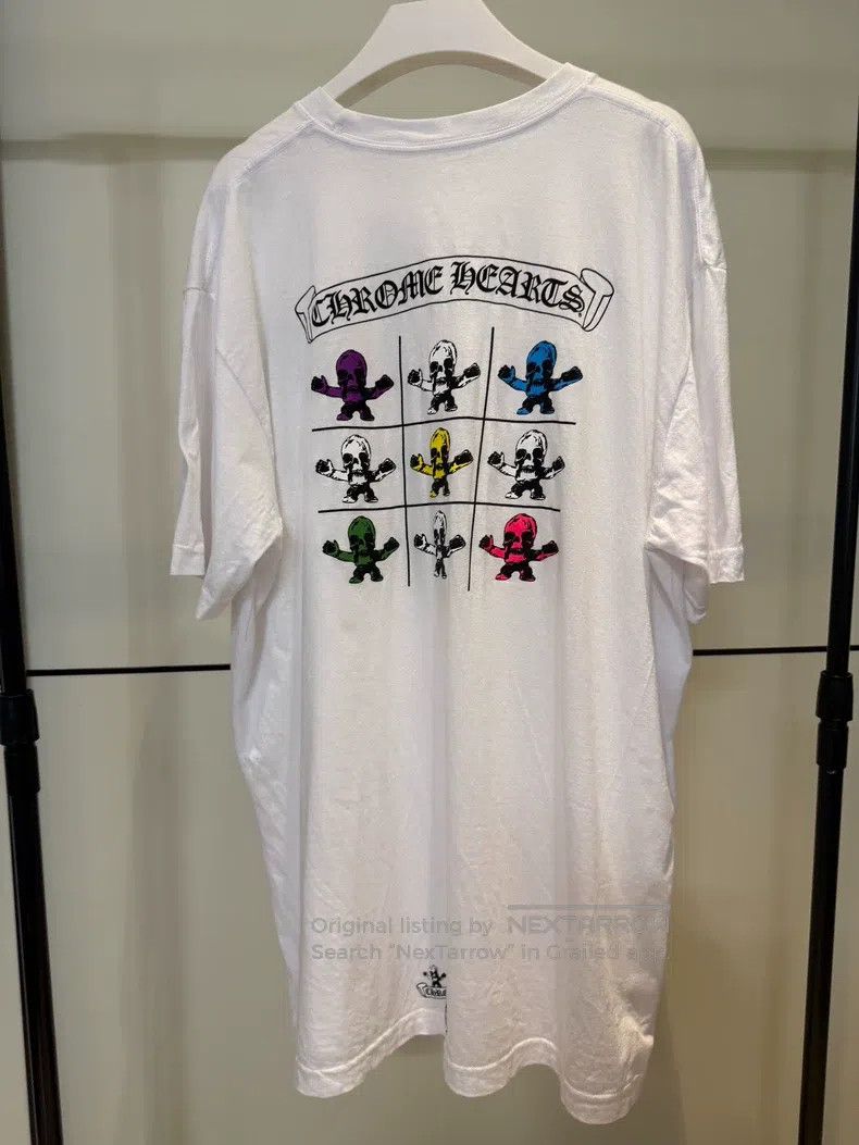 Chrome Hearts Chrome Hearts Size XXL White Foti jiugongge short sleeve Size US XXL / EU 58 / 5 - 4 Thumbnail