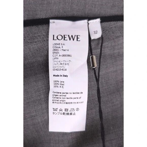 Loewe Loewe Draped Dress Size 32 XXS 00 Gray Wool $1850 Size XXS / US 00 / IT 34 - 13 Thumbnail