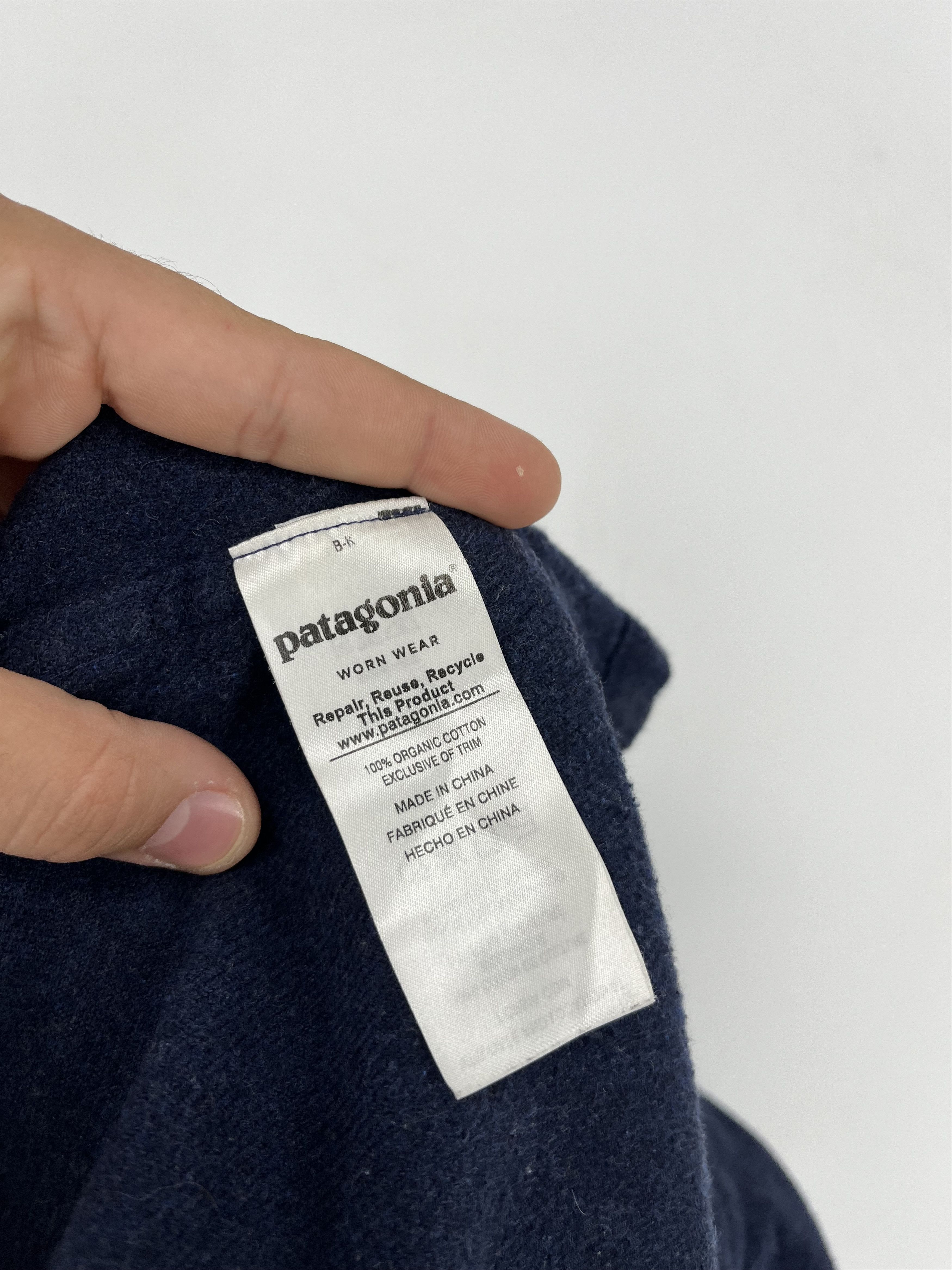 Patagonia Patagonia Men's Long-Sleeved Fjord Flannel Shirt Blue Size S Size US S / EU 44-46 / 1 - 12 Thumbnail
