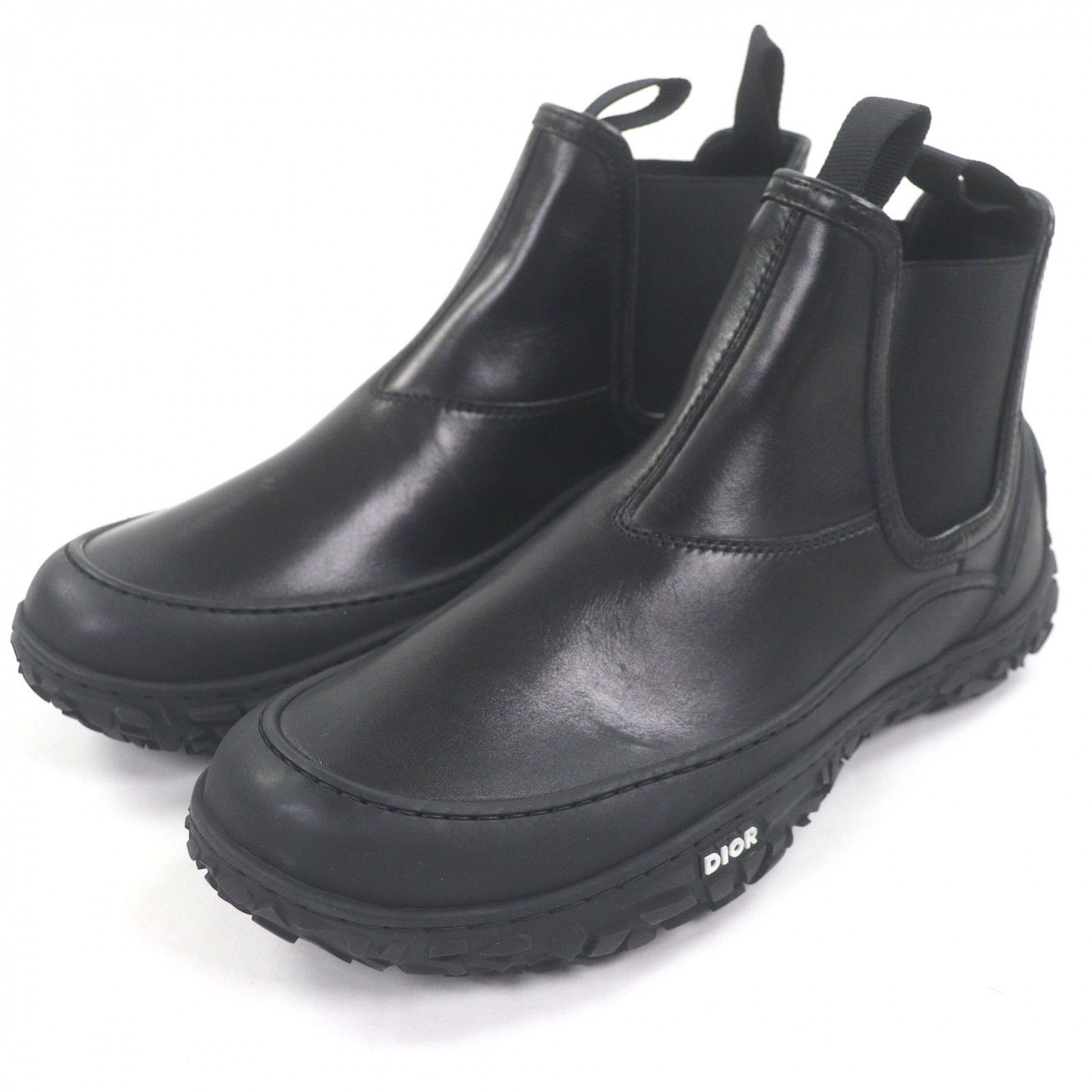 Dior Dior B28 Leather Chelsea Boots Leather Shoes DUTY FREE for USA
