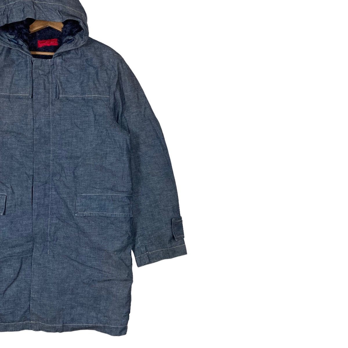 FCUK Vintage FCUK Jeans Hidden Zipper Hoodie Jacket Size US L / EU 52-54 / 3 - 3 Thumbnail