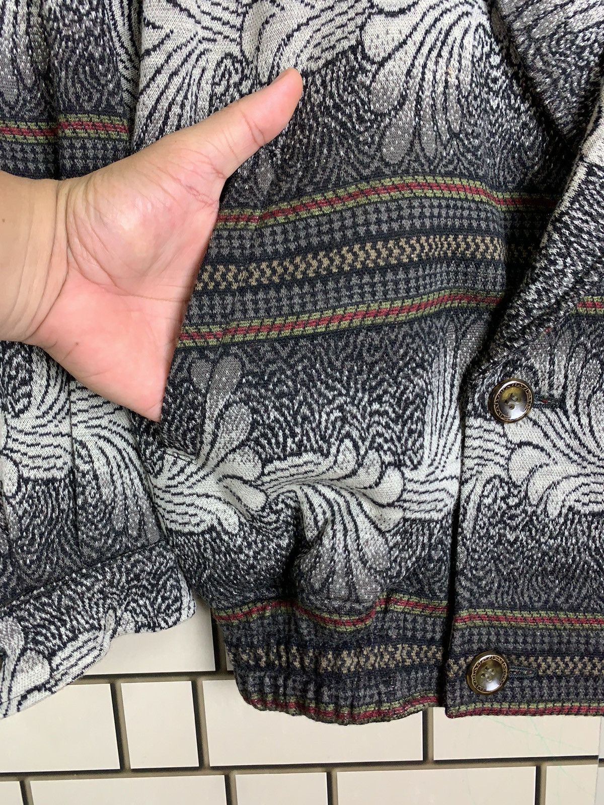 Designer × Japanese Brand × Vintage Vintage Prio Alegre Flora Design Jacket Size US L / EU 52-54 / 3 - 14 Thumbnail