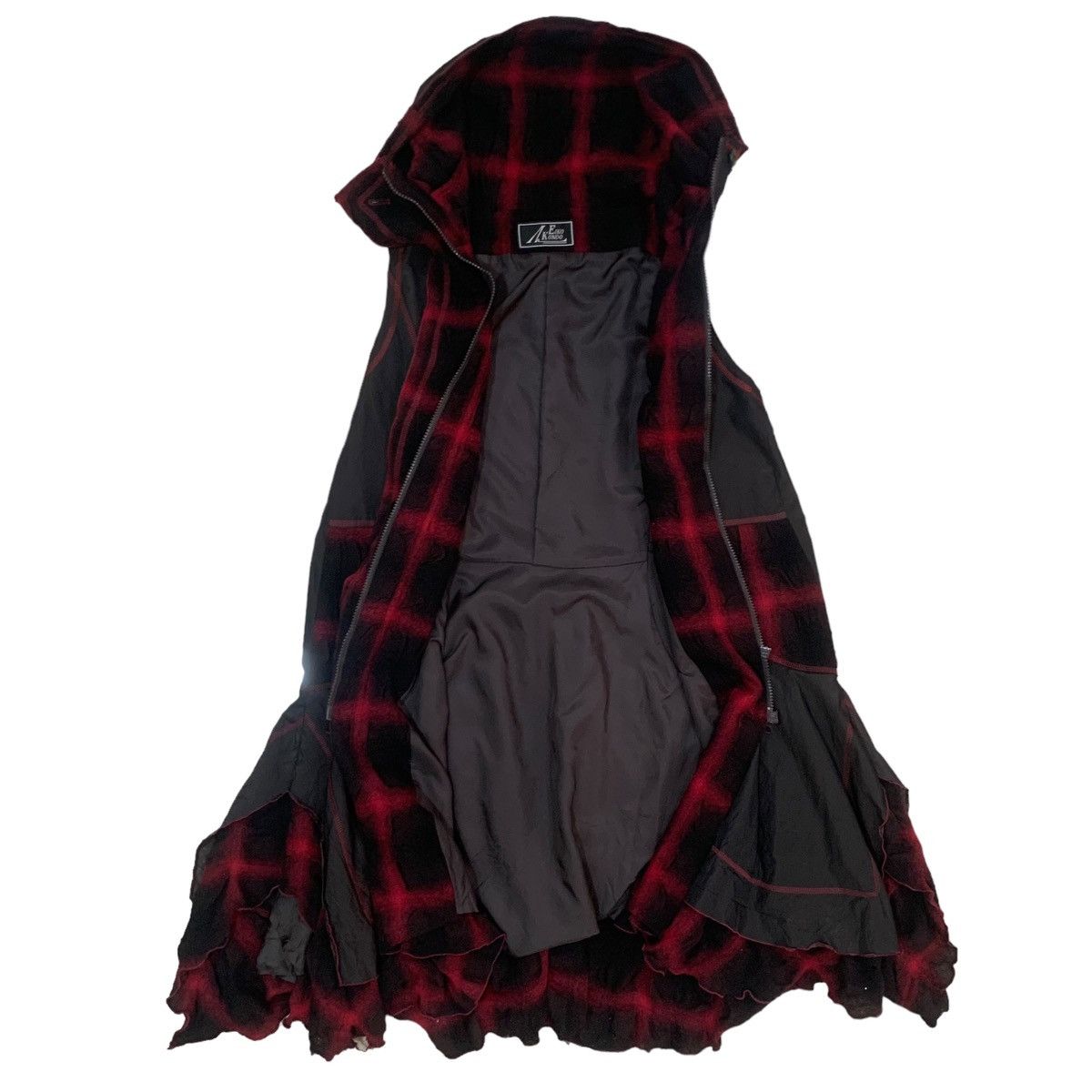 Japanese Brand Vintage Eiko Akondo Gothic Punk Sleeveless Jacket Size M / US 6-8 / IT 42-44 - 4 Thumbnail