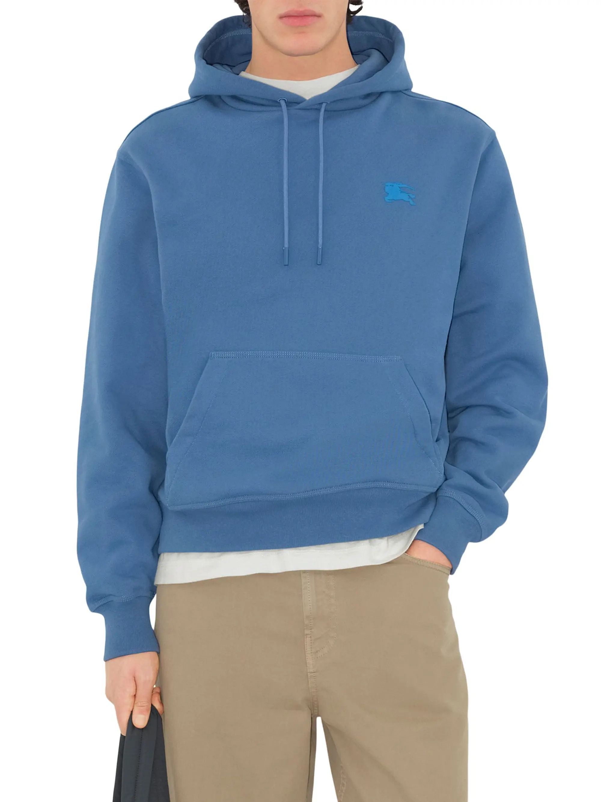 Burberry os11x0126 Protection Logo Hoodie in Blue Size US XL / EU 56 / 4 - 3 Thumbnail