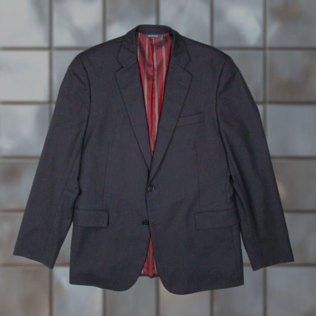 Brooks Brothers Brooks Brothers Jacket Mens 44 Long Blue Wool Blazer 2 Button Double Vent Size 44R - 1 Thumbnail