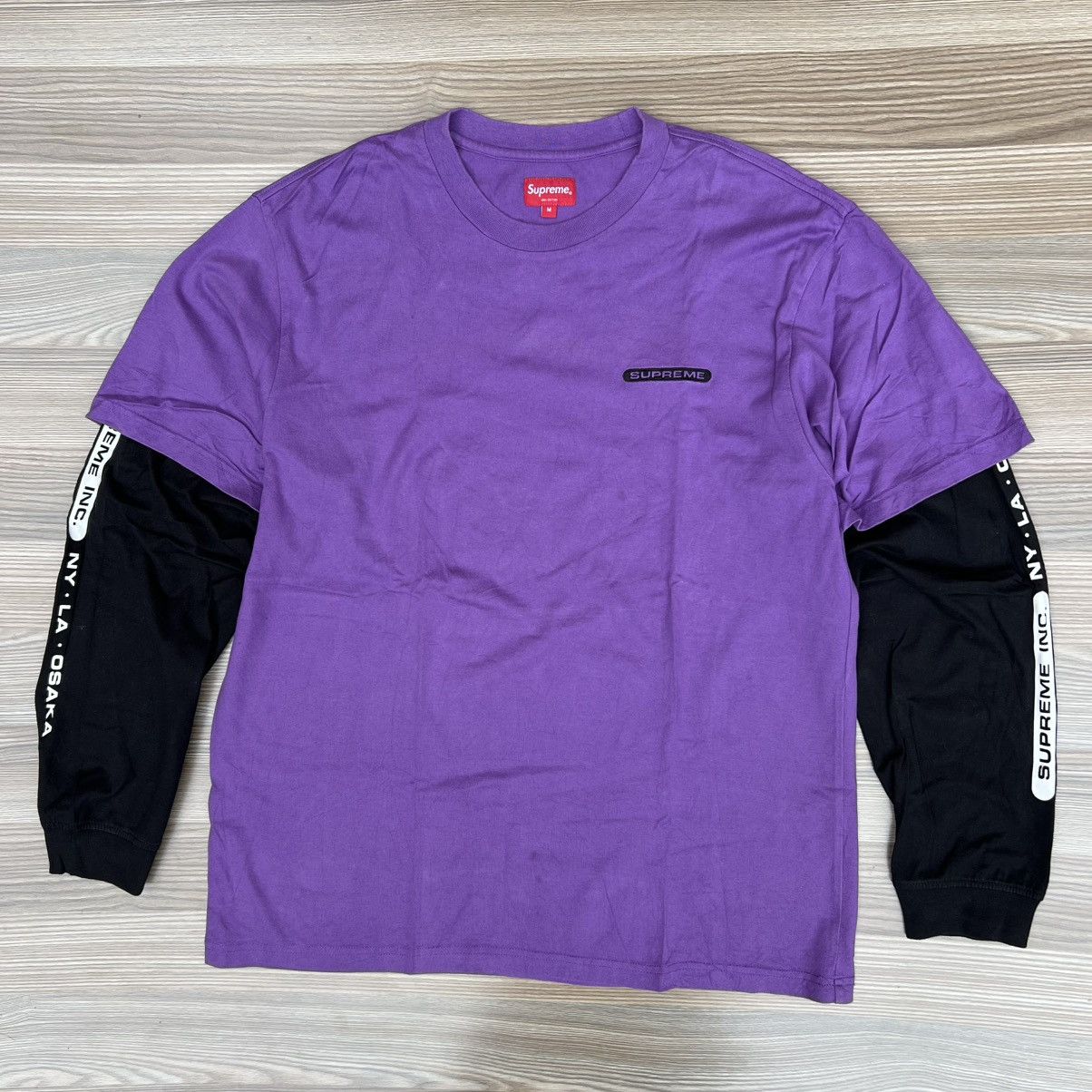 Supreme Supreme Inc. Paneled Longsleeve Tshirt. Size US M / EU 48-50 / 2 - 1 Thumbnail