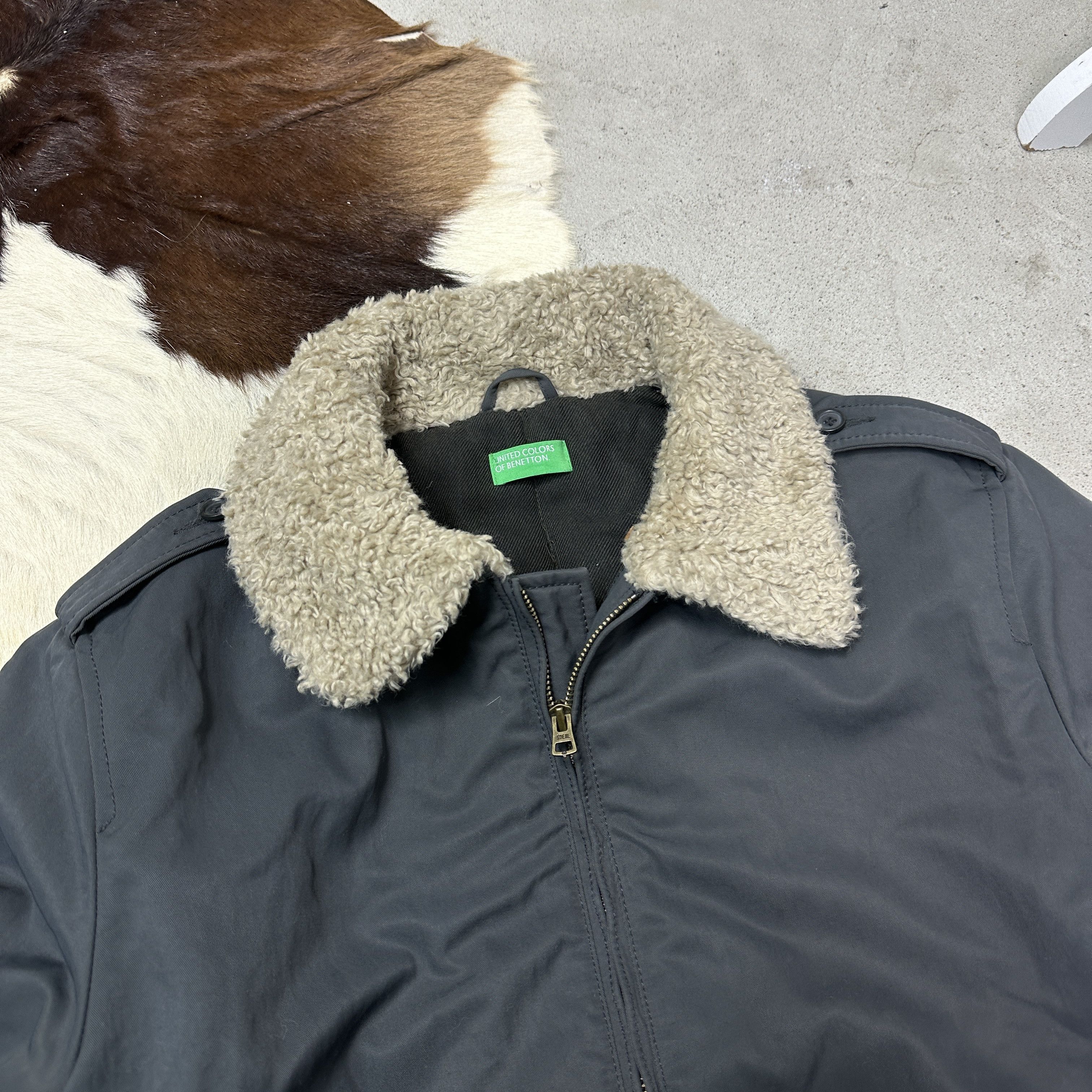 Benetton Vintage Streetwear Gorpcore Benetton Bomber Jacket Y2K Size US M / EU 48-50 / 2 - 4 Thumbnail