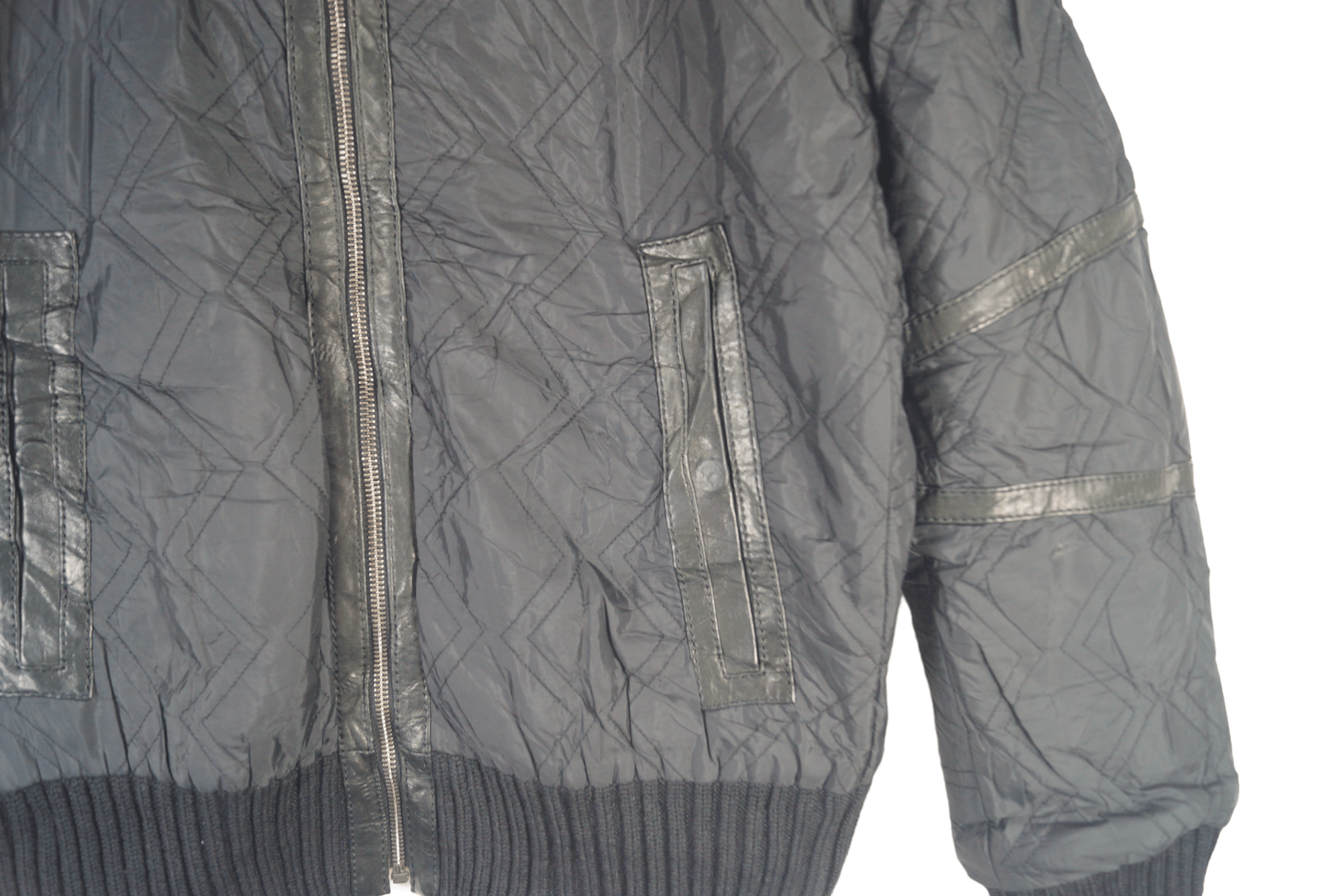 Hugo Boss × Vintage Hugo Boss Leather Jacket Revisable Nice Design Size US M / EU 48-50 / 2 - 9 Thumbnail