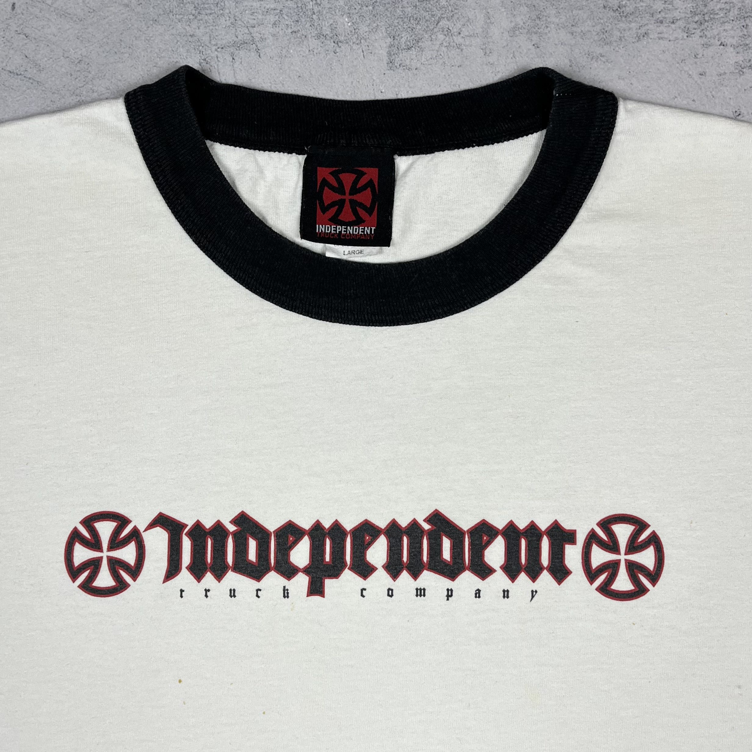 Independent Truck Co. Vintage Independent SK8 Big Logo T Shirt 2000’s Size US L / EU 52-54 / 3 - 6 Thumbnail