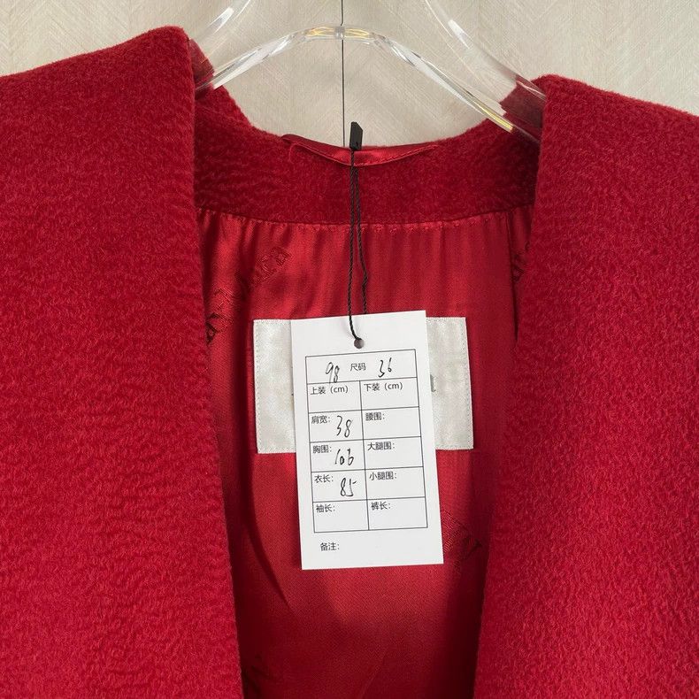 Max Mara Max Mara Red Camel Hair Bathrobe Size S / US 4 / IT 40 - 2 Thumbnail