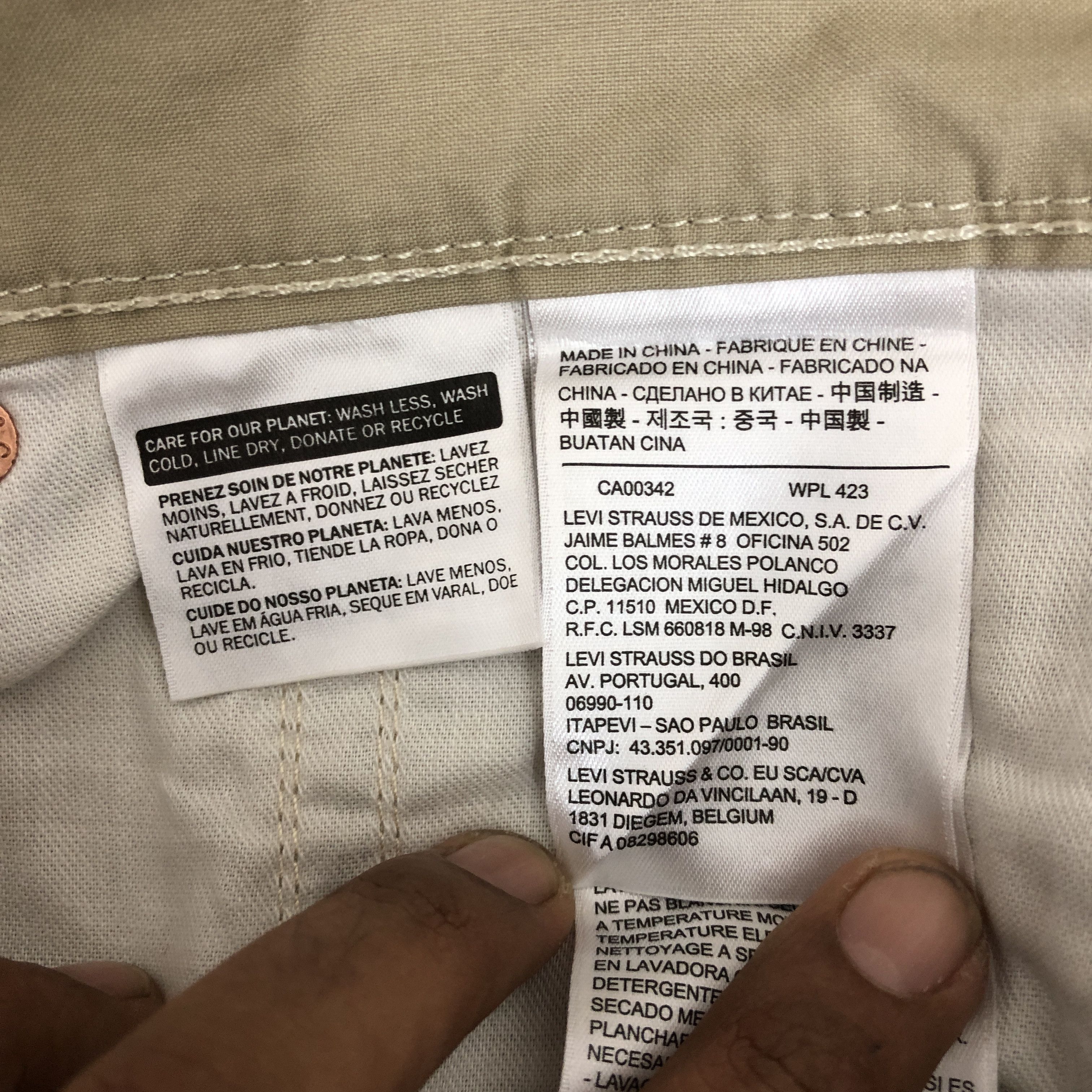 Levi's Vintage Levis 511 Slim Skinny Tapered Leg Brown Jeans Denim Size US 32 / EU 48 - 6 Thumbnail