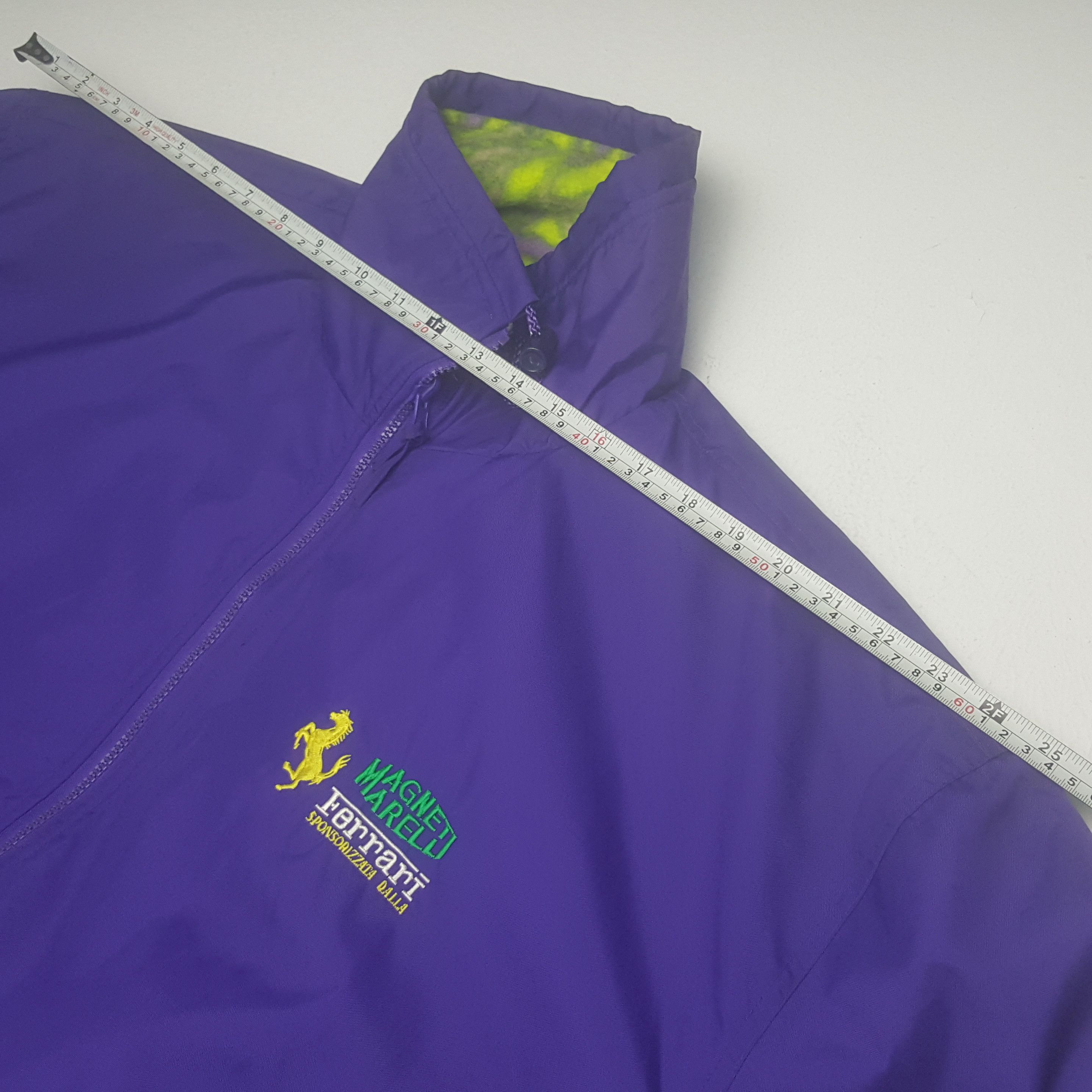Ferrari × Vintage Vintage Ferrari Magneti Marelli Reversible Embroidery Jacket Size US L / EU 52-54 / 3 - 8 Thumbnail