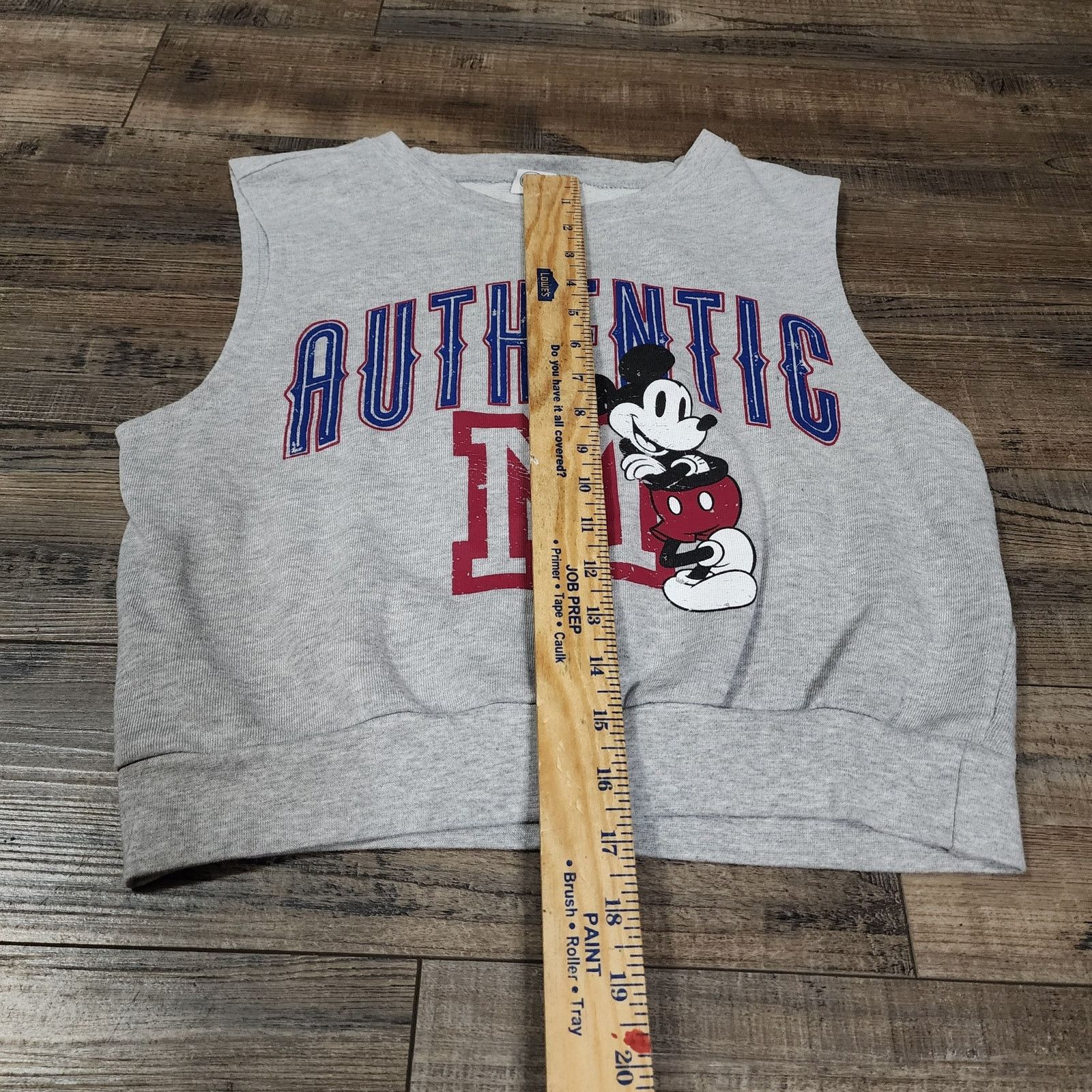 Disney Mickey Mouse sleeveless sweatshirt size medium 2273 Size M / US 6-8 / IT 42-44 - 4 Thumbnail
