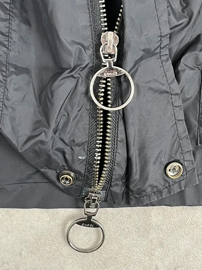 Gucci AW2007 Gucci Navy Multi Pockets Nylon Light Jacket by Frida Giannini Size US M / EU 48-50 / 2 - 14 Thumbnail