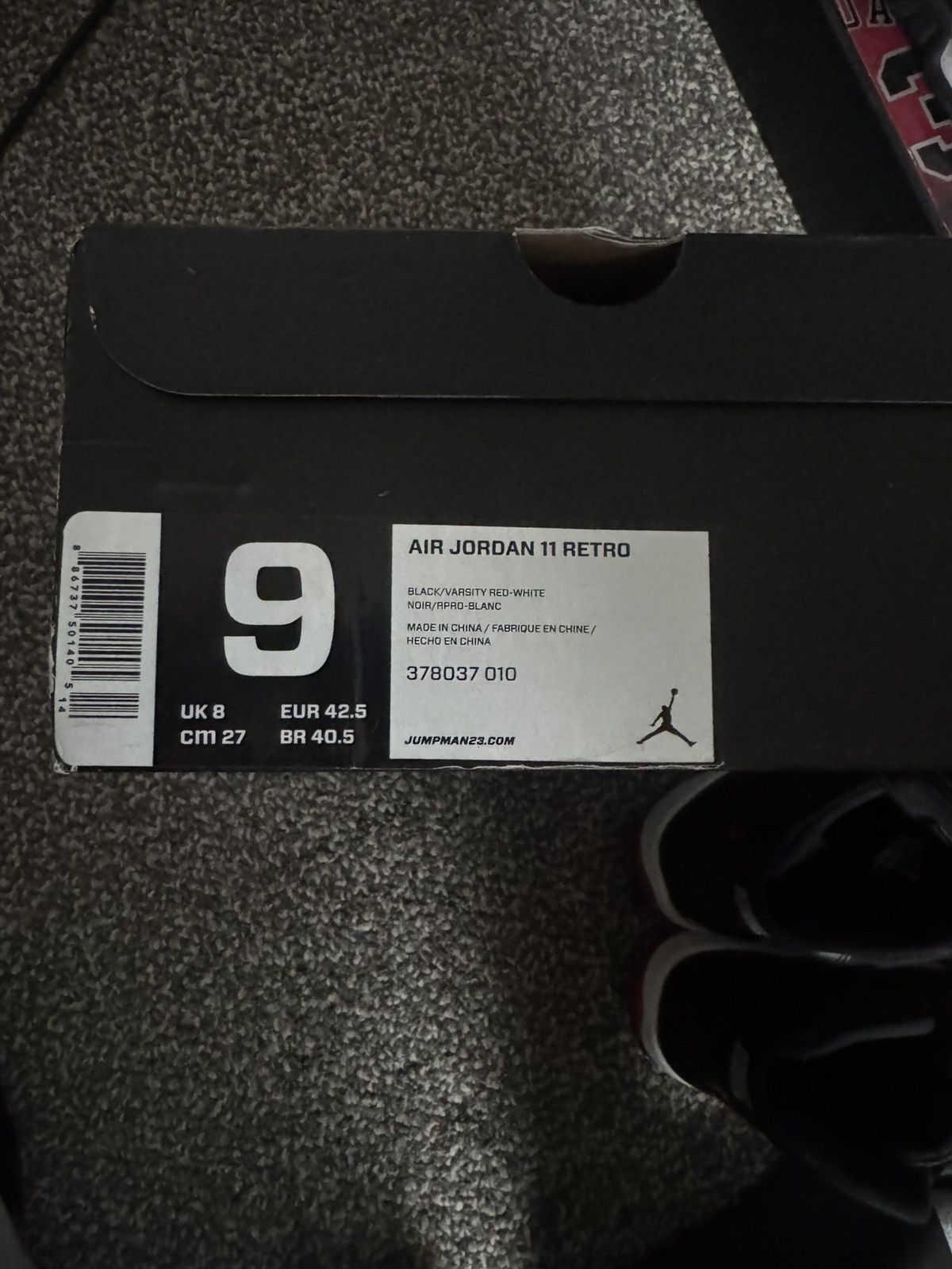 Jordan Brand Jordan 11 Retro Playoffs “Bred” 2012 Size US 9 / EU 42 - 13 Thumbnail