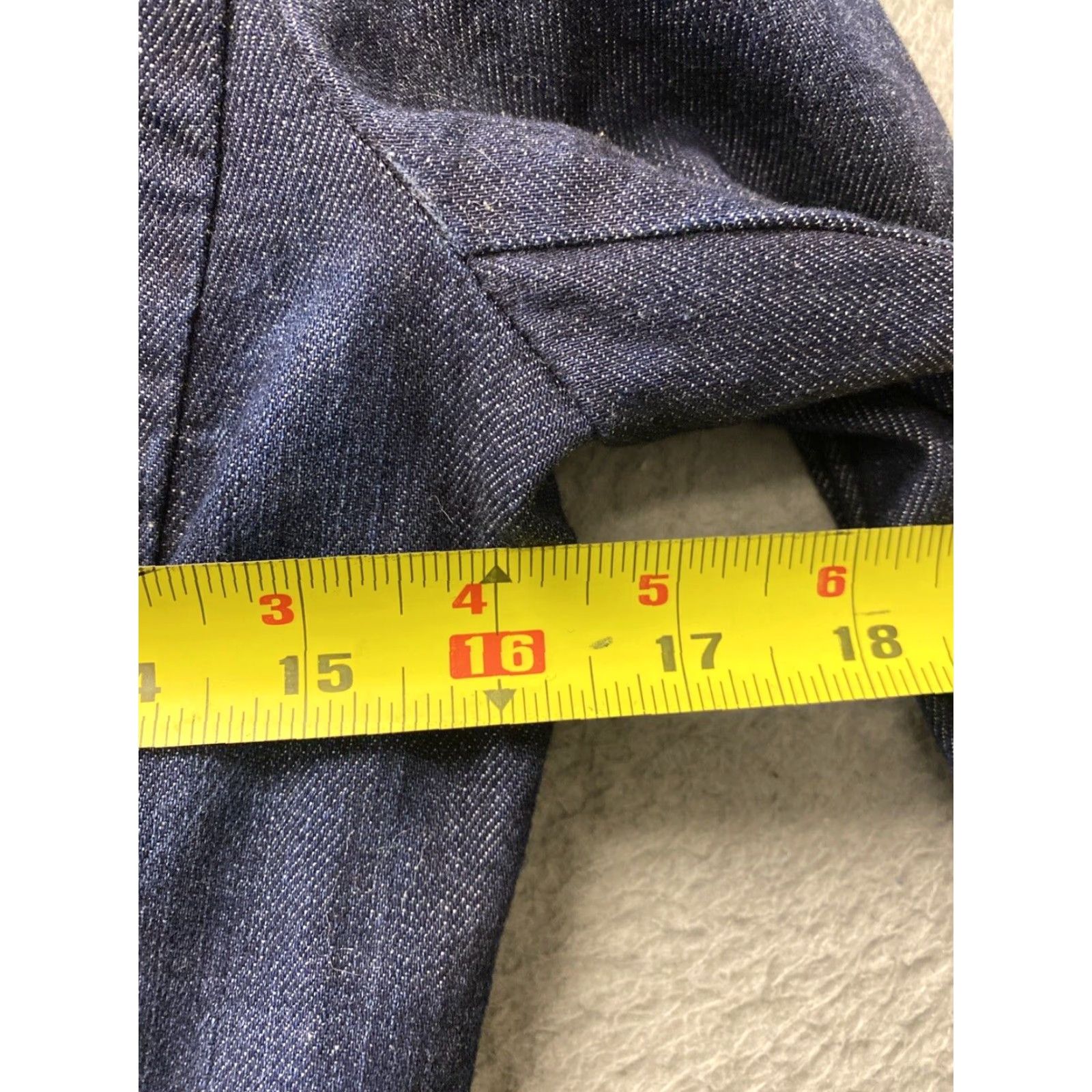 Loft VINTAGE LOFT Women Blazer Jacket Casual Workwear Party Denim Blue Size 4 Size 27" / US 4 / IT 40 - 5 Thumbnail