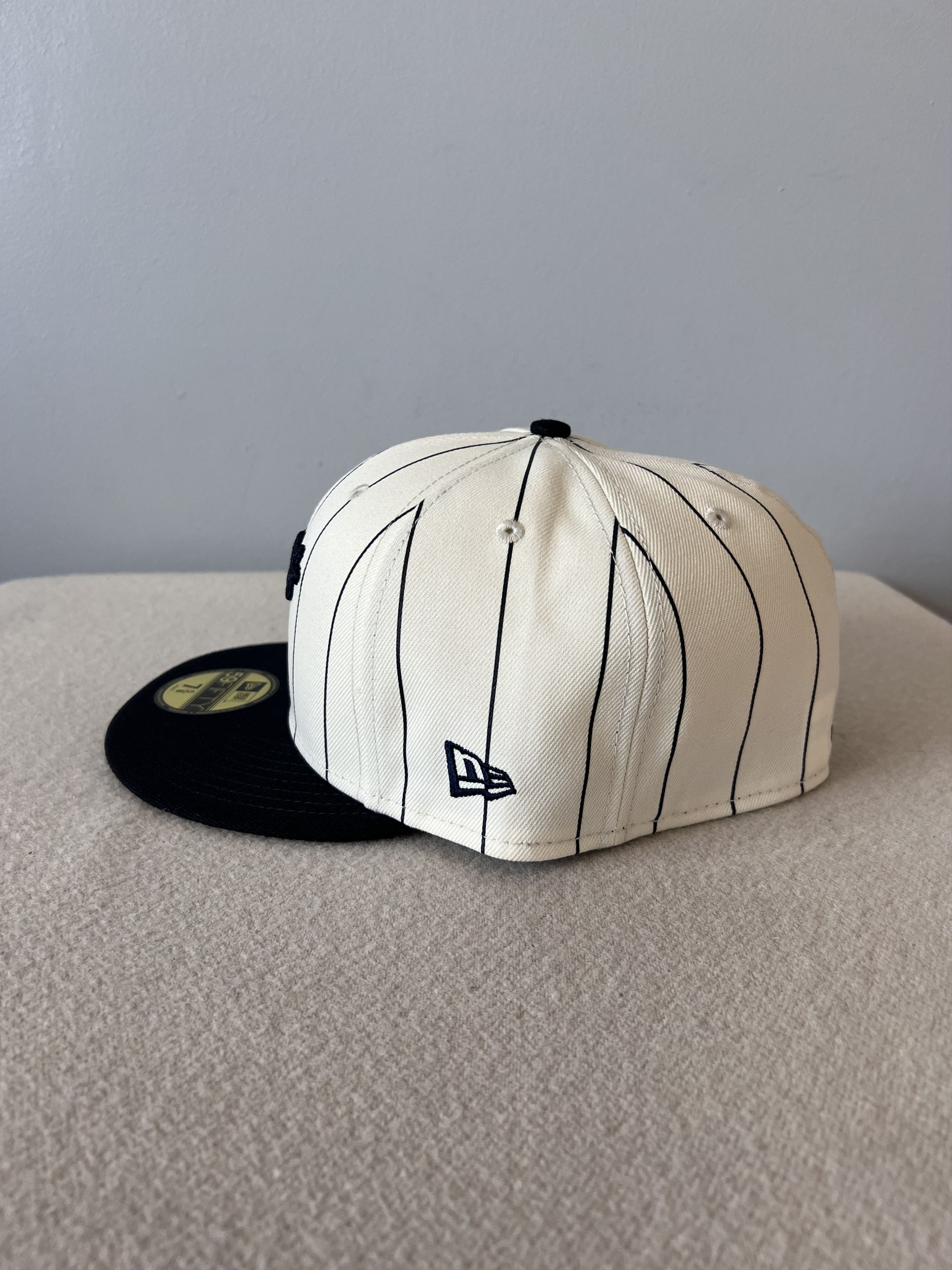 Striped F* Fitted Hat Navy – GOLF le FLEUR*