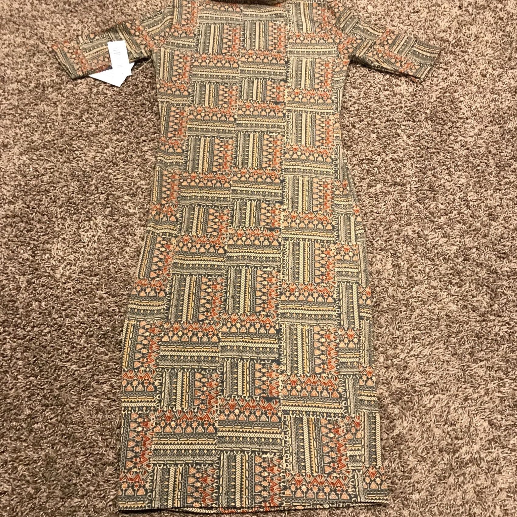 Vintage LuLaRoe julia xxs stretch dress polyester nwt a23 Size XXS / US 00 / IT 34 - 4 Thumbnail