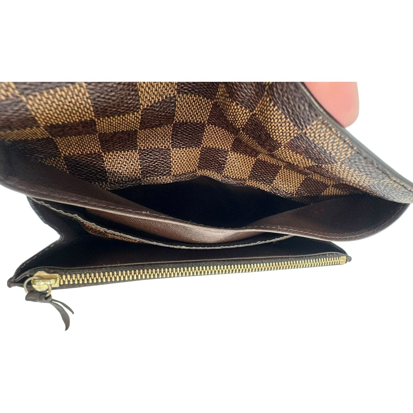Louis Vuitton Louis Vuitton Damier Ebene Emilie Long Wallet Authentic LV Size ONE SIZE - 8 Thumbnail