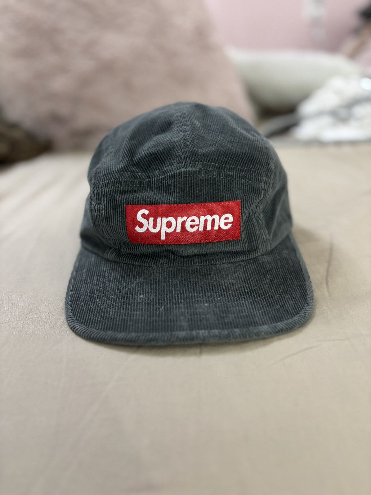Supreme Reflective Stitch Camp Cap 黒色 Supreme Camp Cap | Grailed