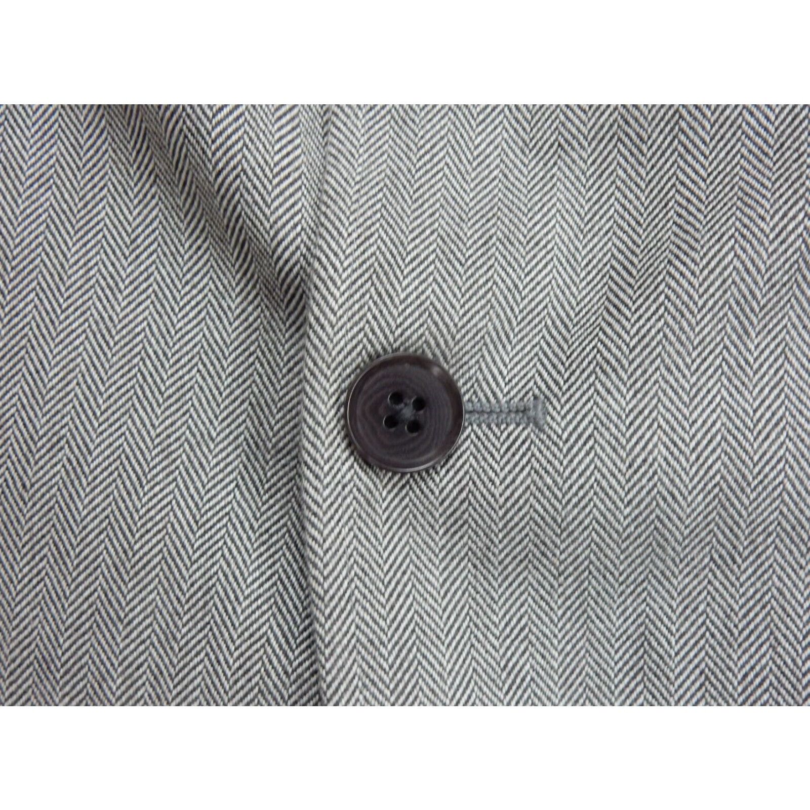 Banana Republic VINTAGE Banana Republic Men's Blazer Sport Coat Jacket Size 44R Gray Slim Fit Size 44R - 4 Thumbnail