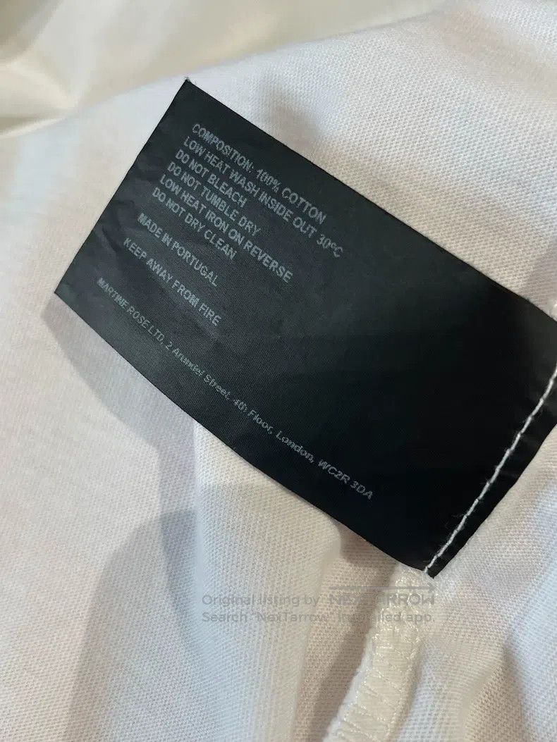 Martine Rose Martine Rose Brand new white t Size US XS / EU 42 / 0 - 7 Thumbnail