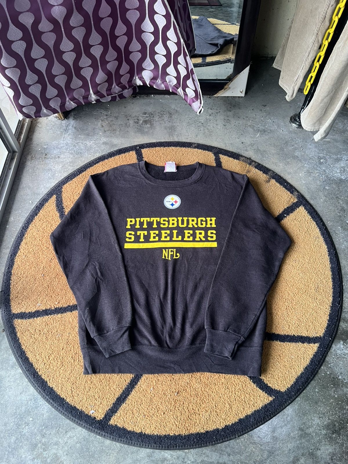 NFL 🔥Vintage NFL Pittsburgh Steelers Crewneck Sweatshirt Size US M / EU 48-50 / 2 - 1 Thumbnail