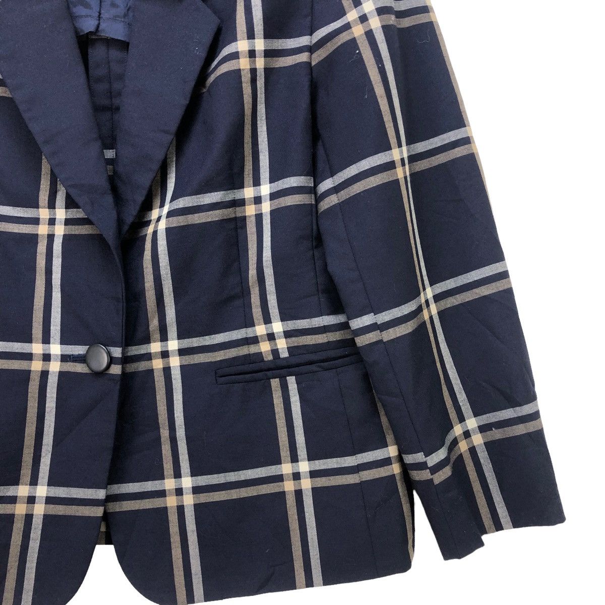 Aquascutum 🫴🏻Aquascutum Checkered Single Button Size S / US 4 / IT 40 - 4 Thumbnail