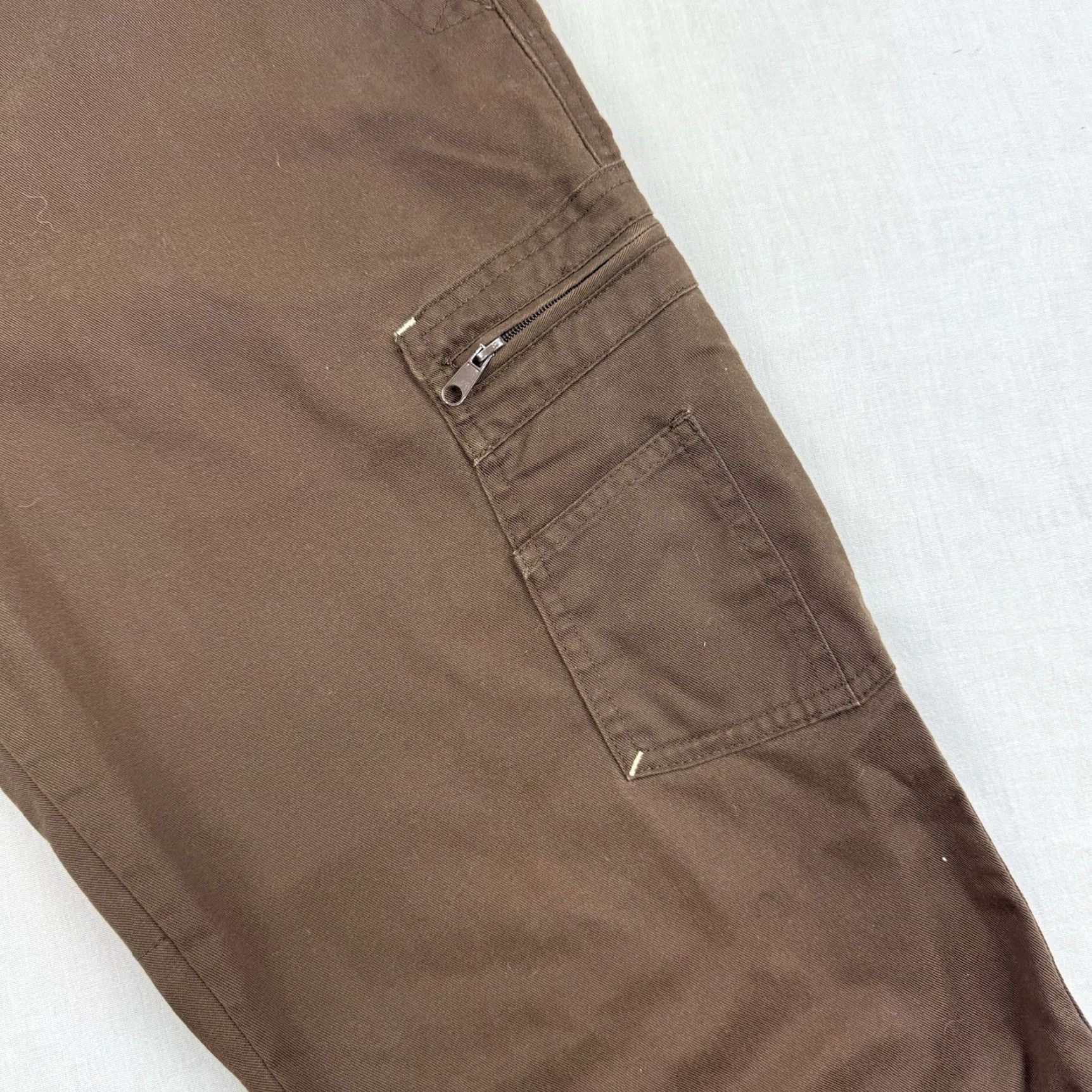 Ocean Pacific VINTAGE Ocean Pacific Cargo Pants Men 32x31 Brown Cargo 90s Y2K Punk Hipster Ocean Pacific Pants Mens Brown 1984bb Size US 32 / EU 48 - 3 Thumbnail