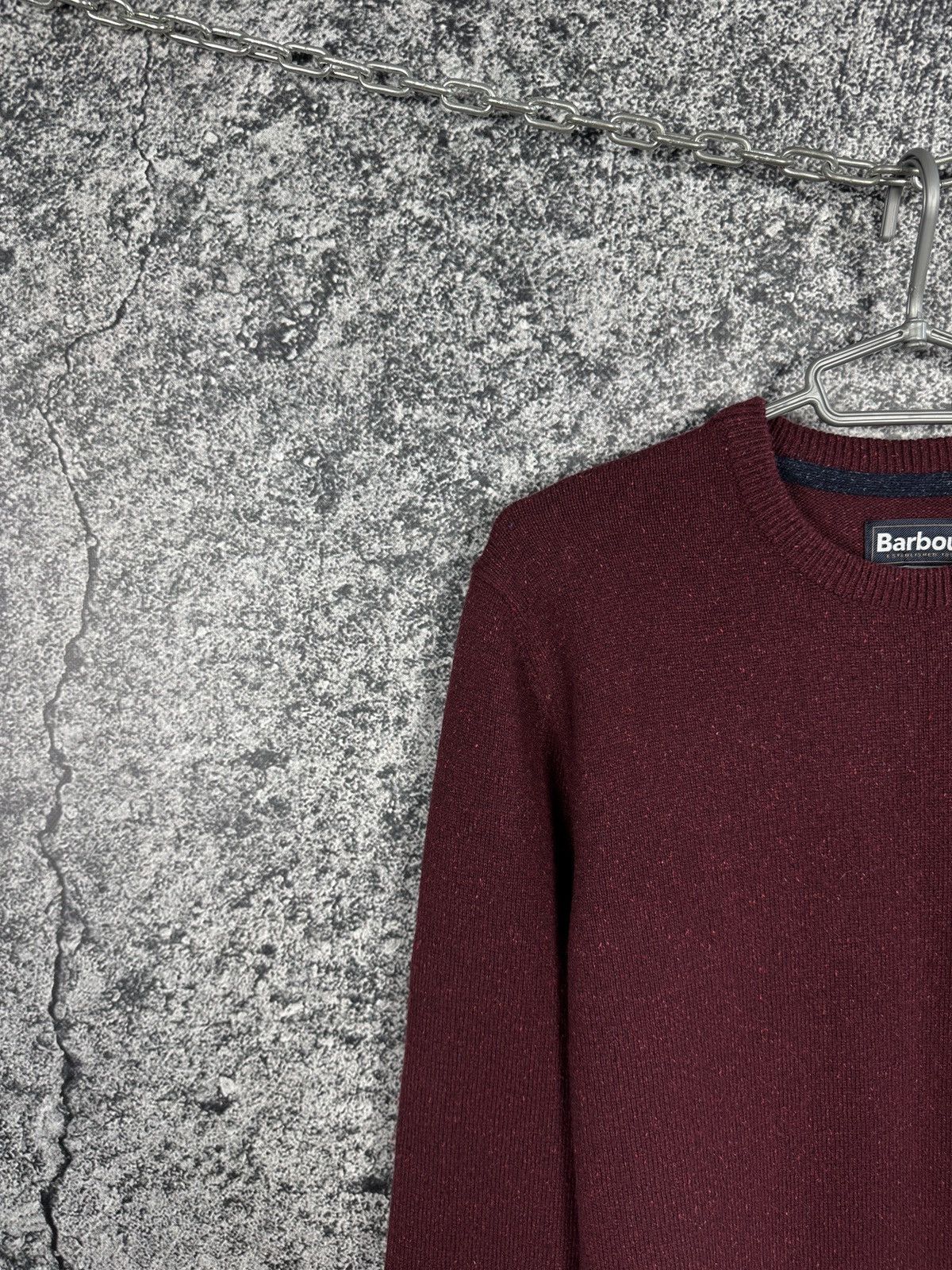 Barbour Men’s Barbour Wool Crewneck Sweater Pullover Size M Size US M / EU 48-50 / 2 - 3 Thumbnail
