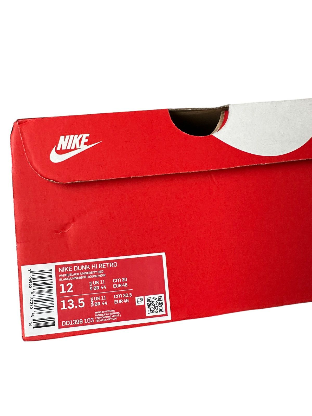 Nike Nike Dunk High Panda 2021 Size US 12 / EU 45 - 7 Thumbnail