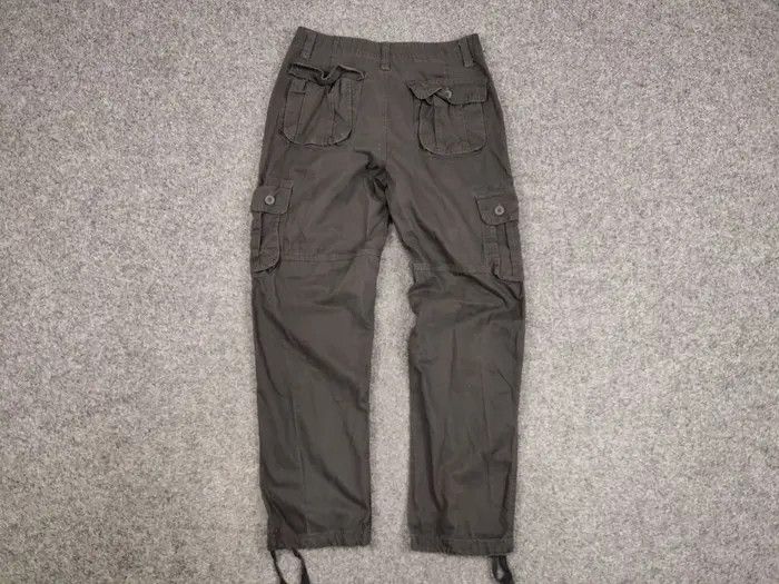 Japanese Brand Vintage 90's Cargo Pants Travis Scott Japan Pocket Gray Size US 32 / EU 48 - 6 Thumbnail
