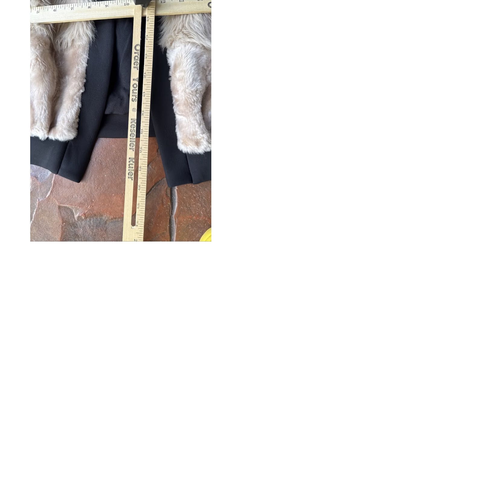 Young Fabulous & Broke VINTAGE Young Fabulous & Broke Paris Jacket Women's S/M Bomber Fur Faux Beige Open Trim Short Casual 24/7 Size S / US 4 / IT 40 - 9 Thumbnail